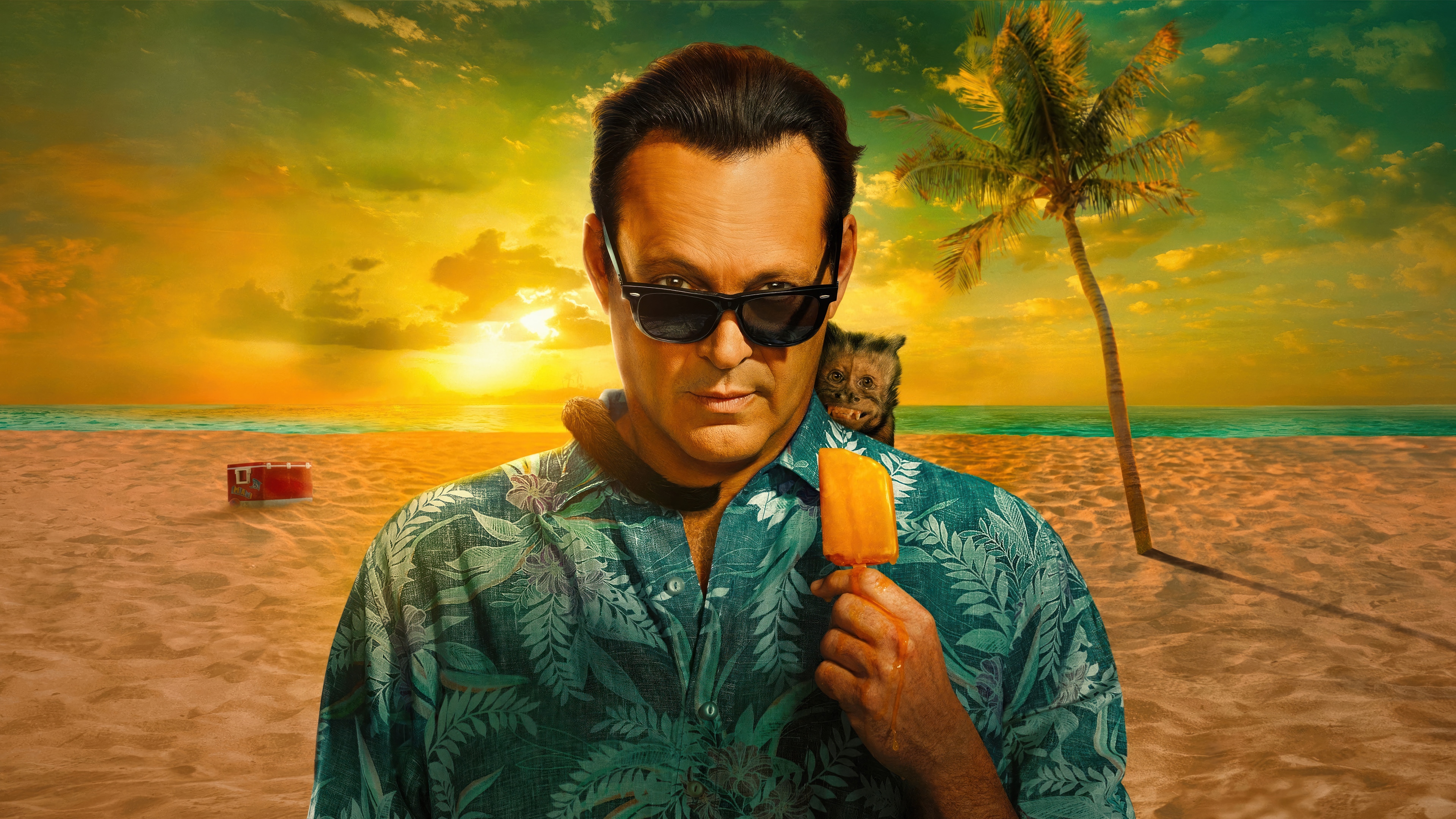 Bad Monkey TV Series starring Vince Vaughn 4K HD Wallpaper