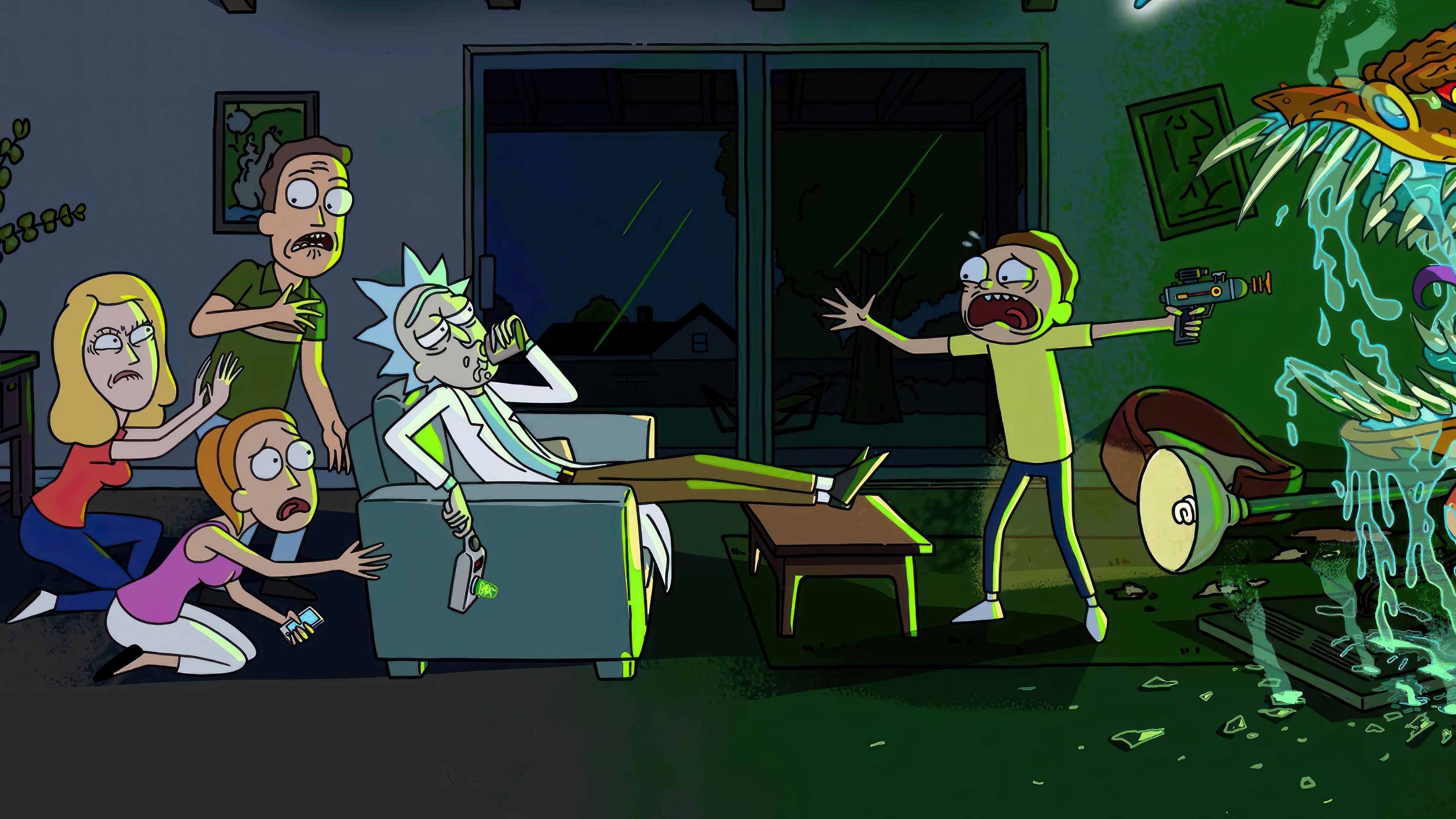 Rick and Morty 4K HD Wallpaper