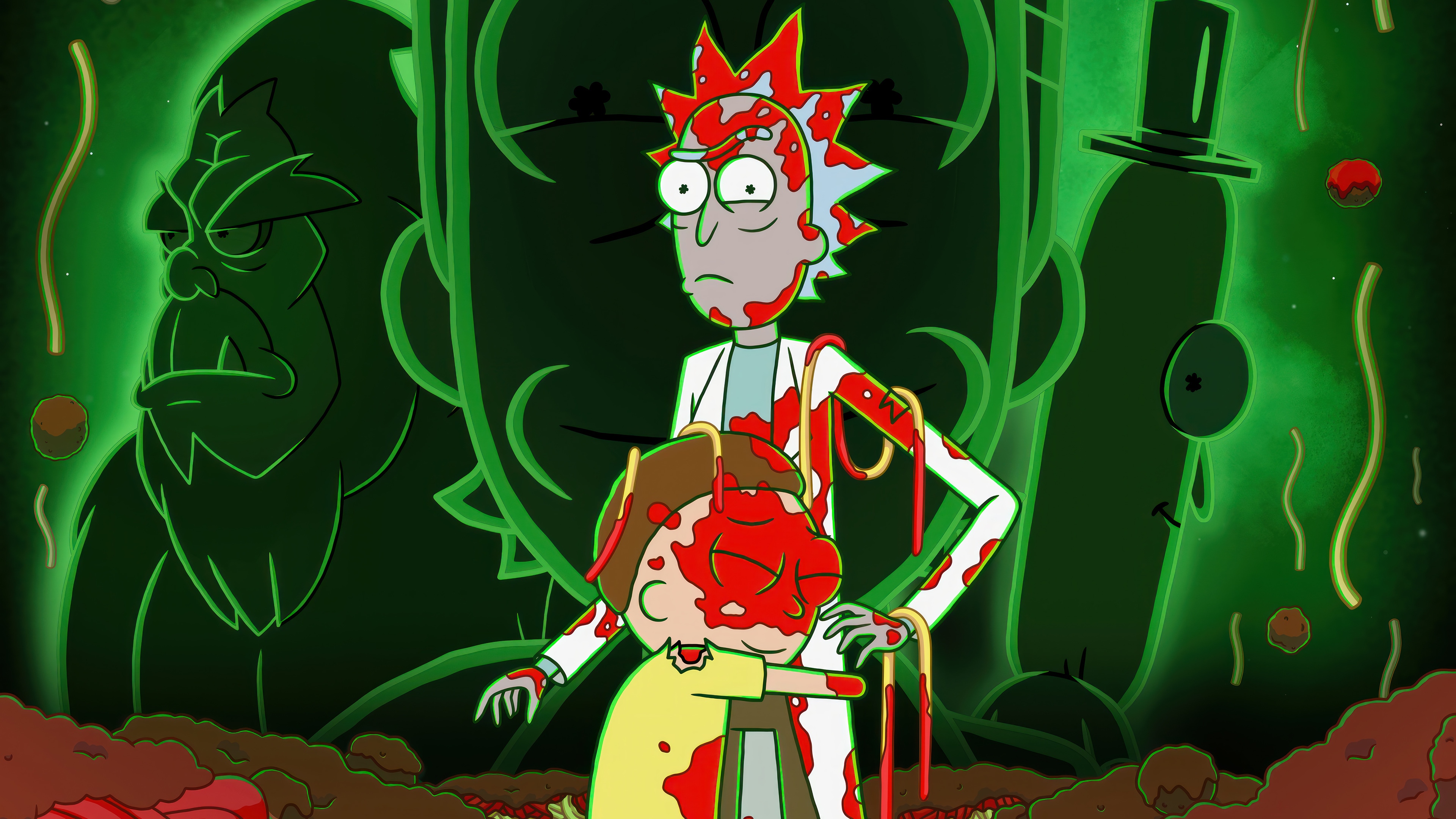 Rick and Morty 4K HD Wallpaper