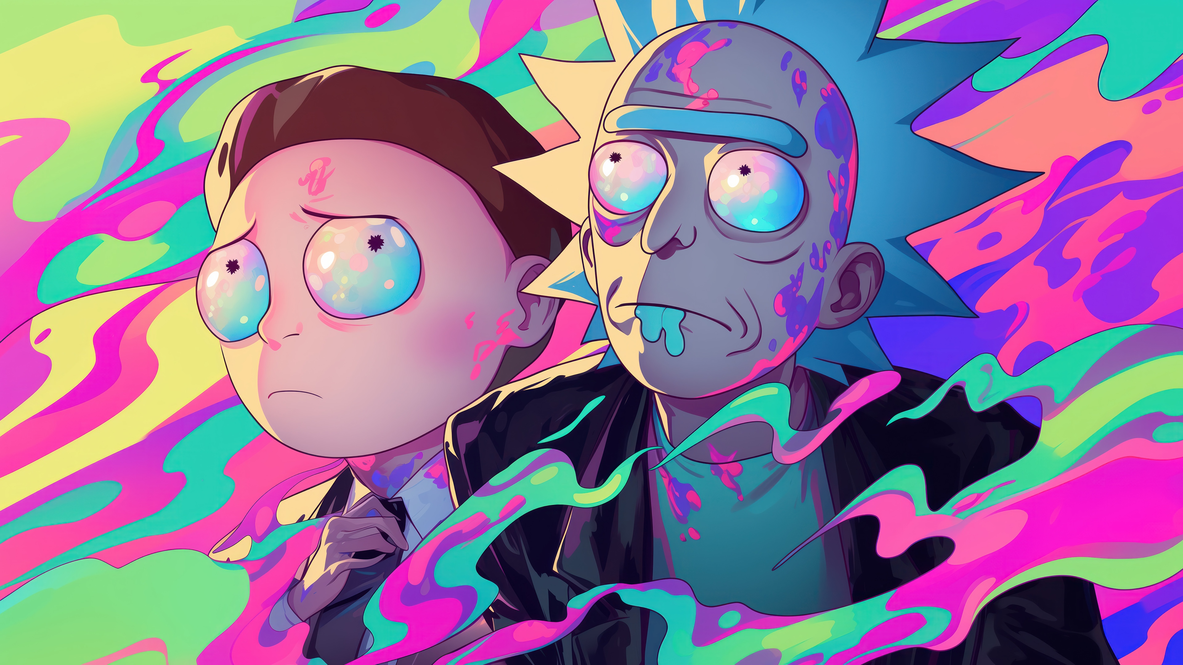 Rick and Morty 4K HD Wallpaper