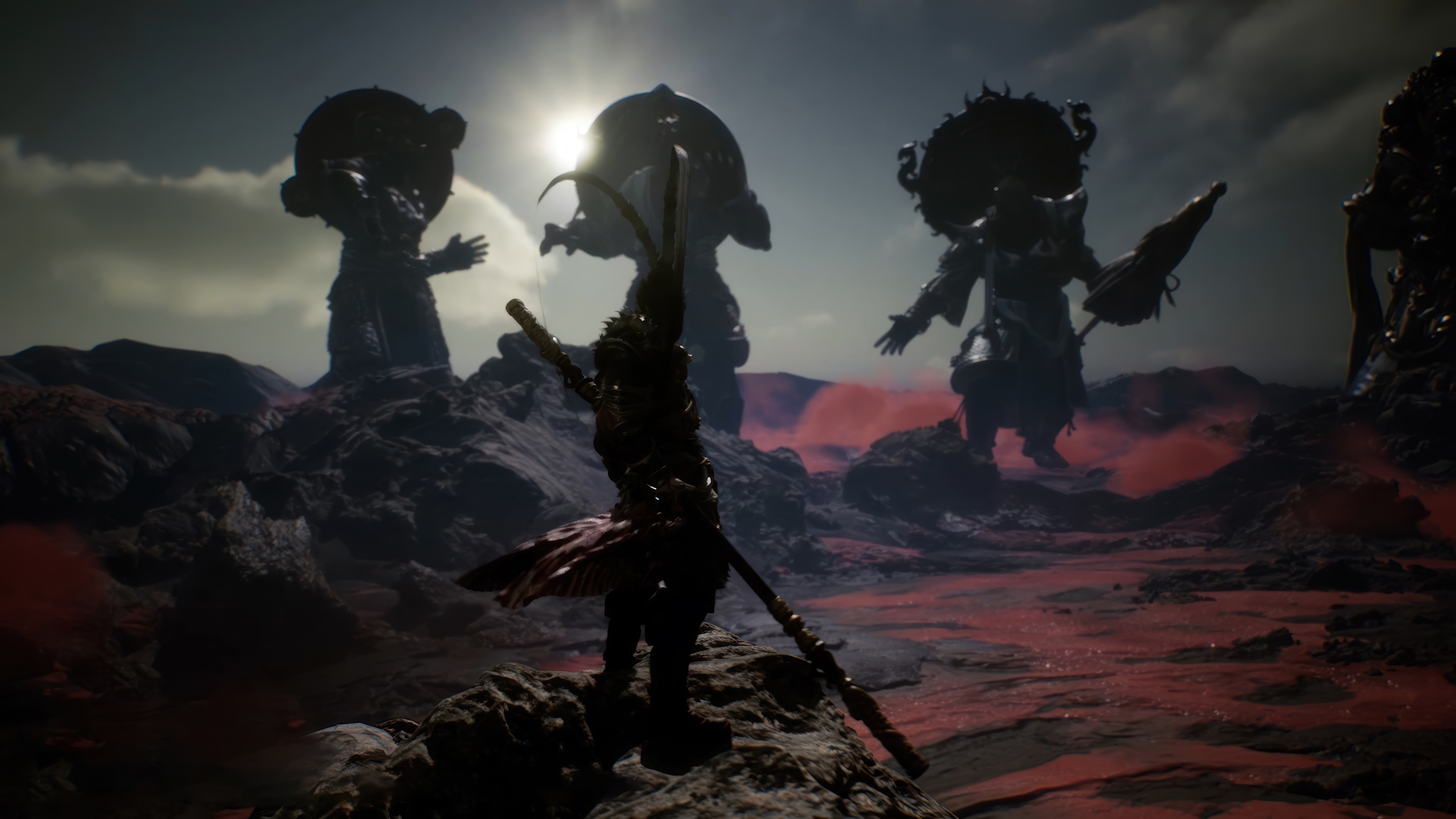 Black Myth Wukong vs Ancient Gods 4K HD Wallpaper