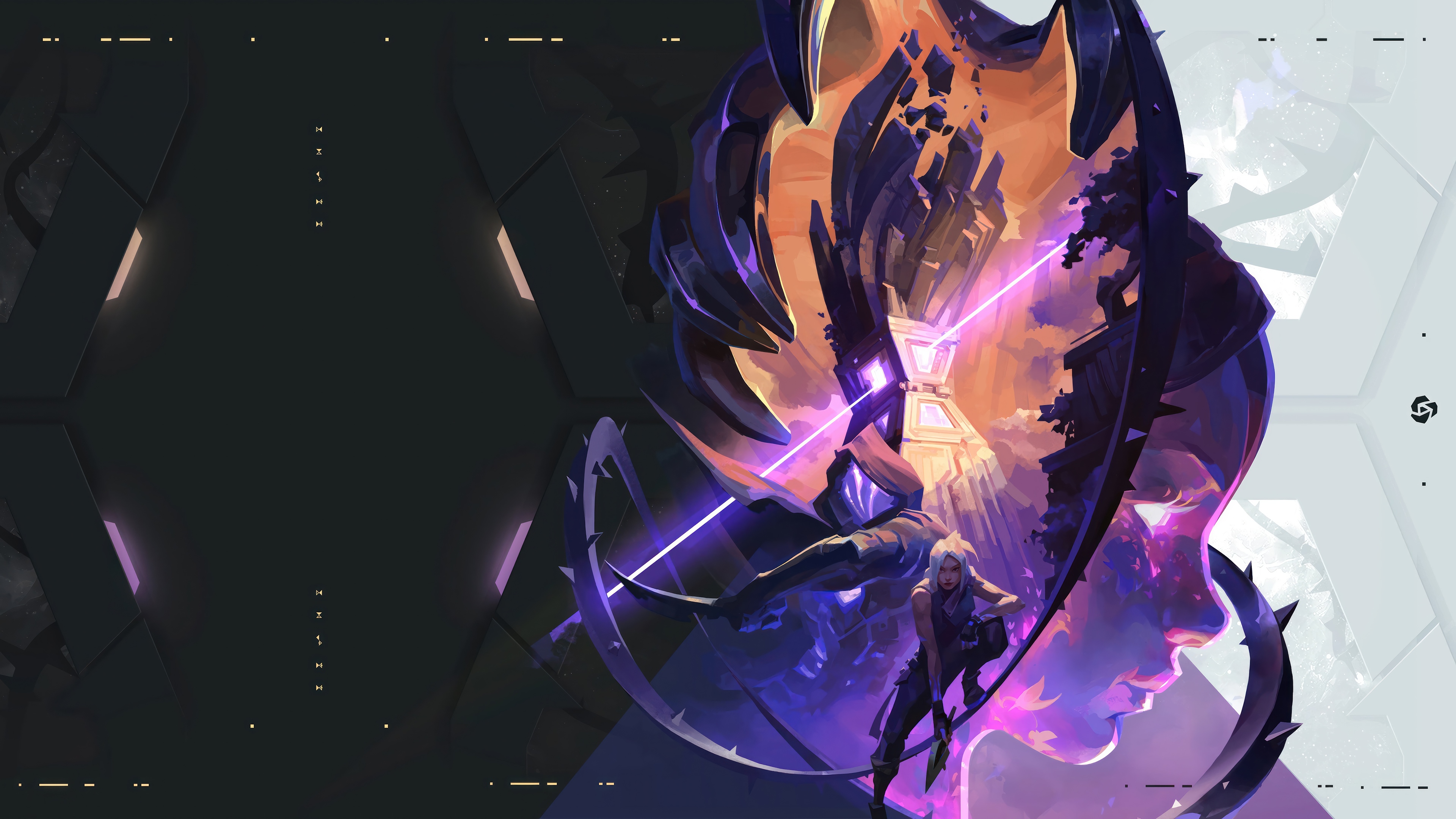 Valorant Jett and Omen 4K HD Wallpaper