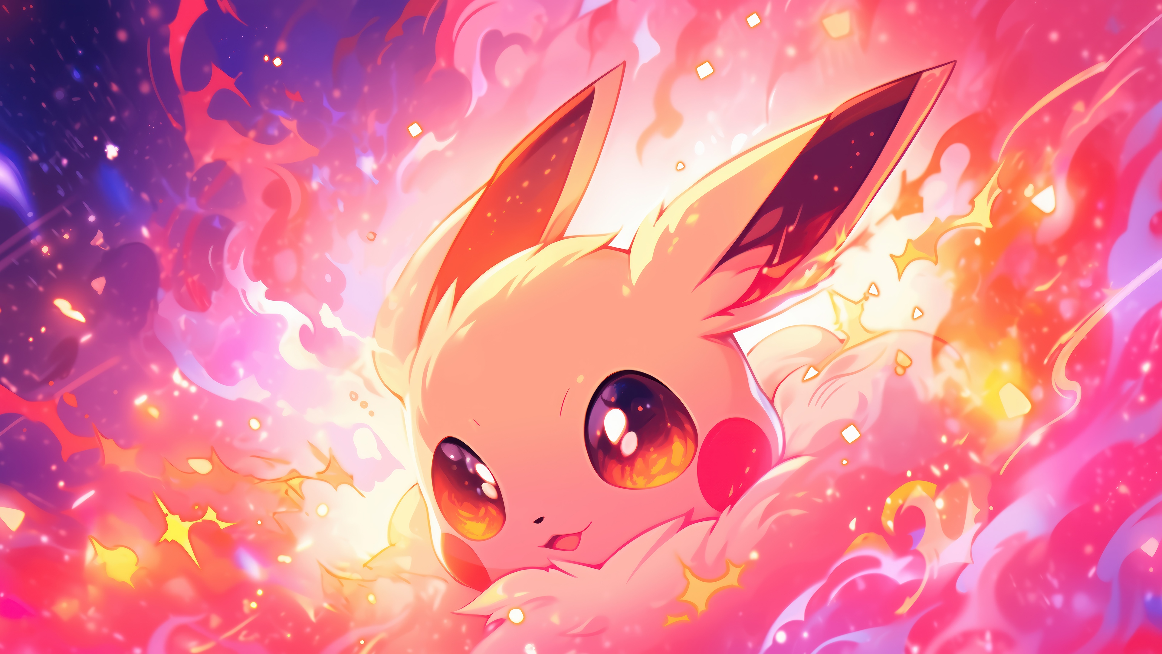 Eevee Pokemon Anime 4K HD Wallpaper