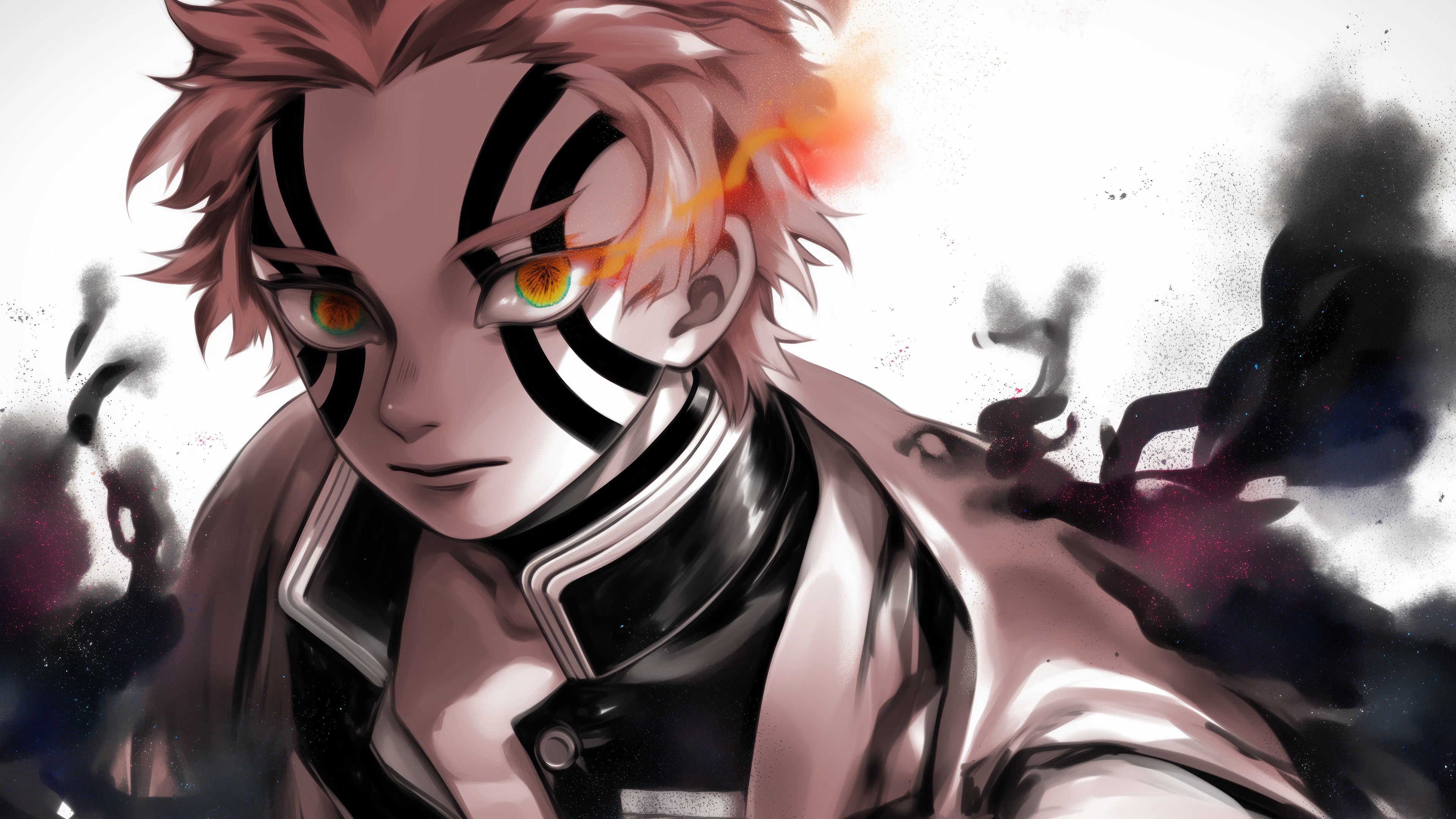 Akaza from Demon Slayer Kimetsu no Yaiba 4K HD Wallpaper