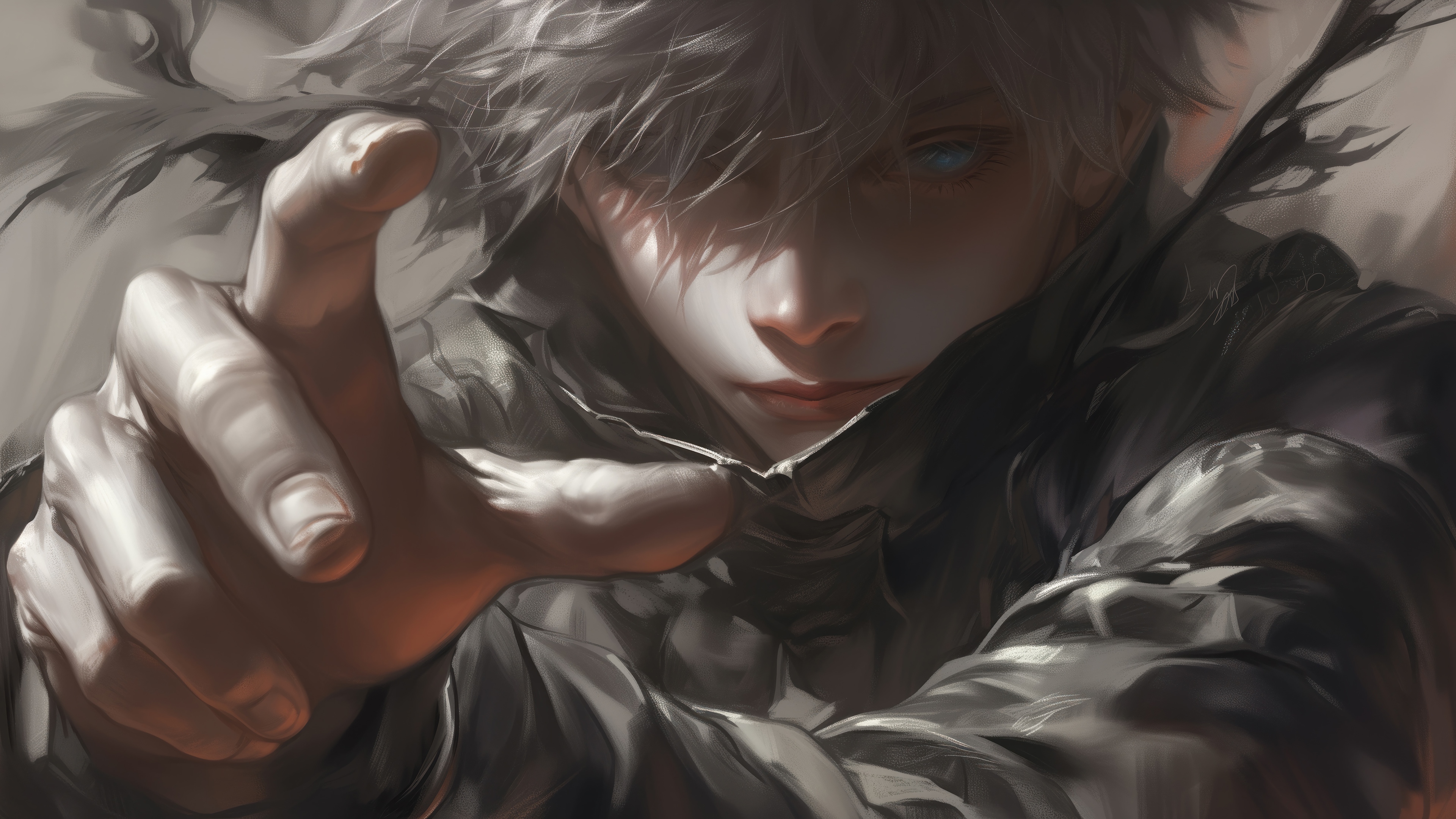 Satoru Gojo from Jujutsu Kaisen 4K HD Wallpaper