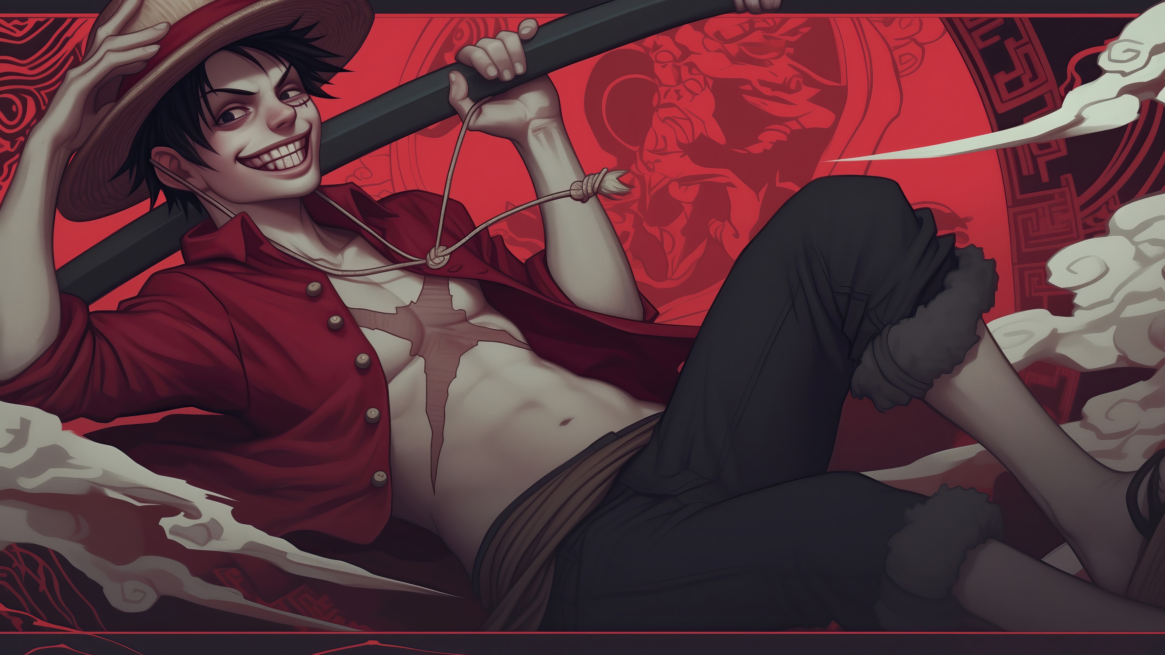 Monkey D. Luffy from One Piece in 4K HD Wallpaper