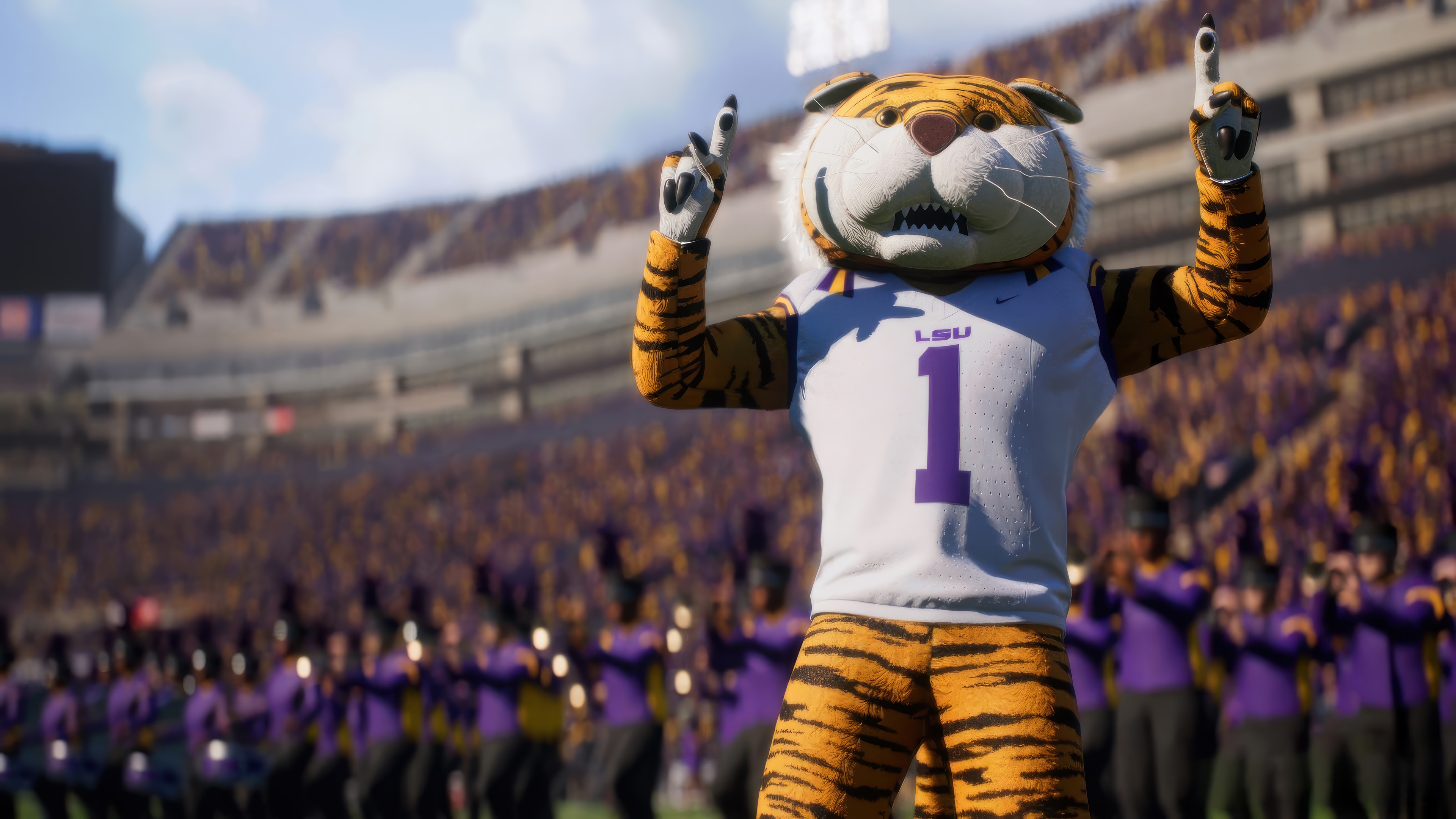 EA Sports College Football 25: LSU Mascot HD Wallpaper