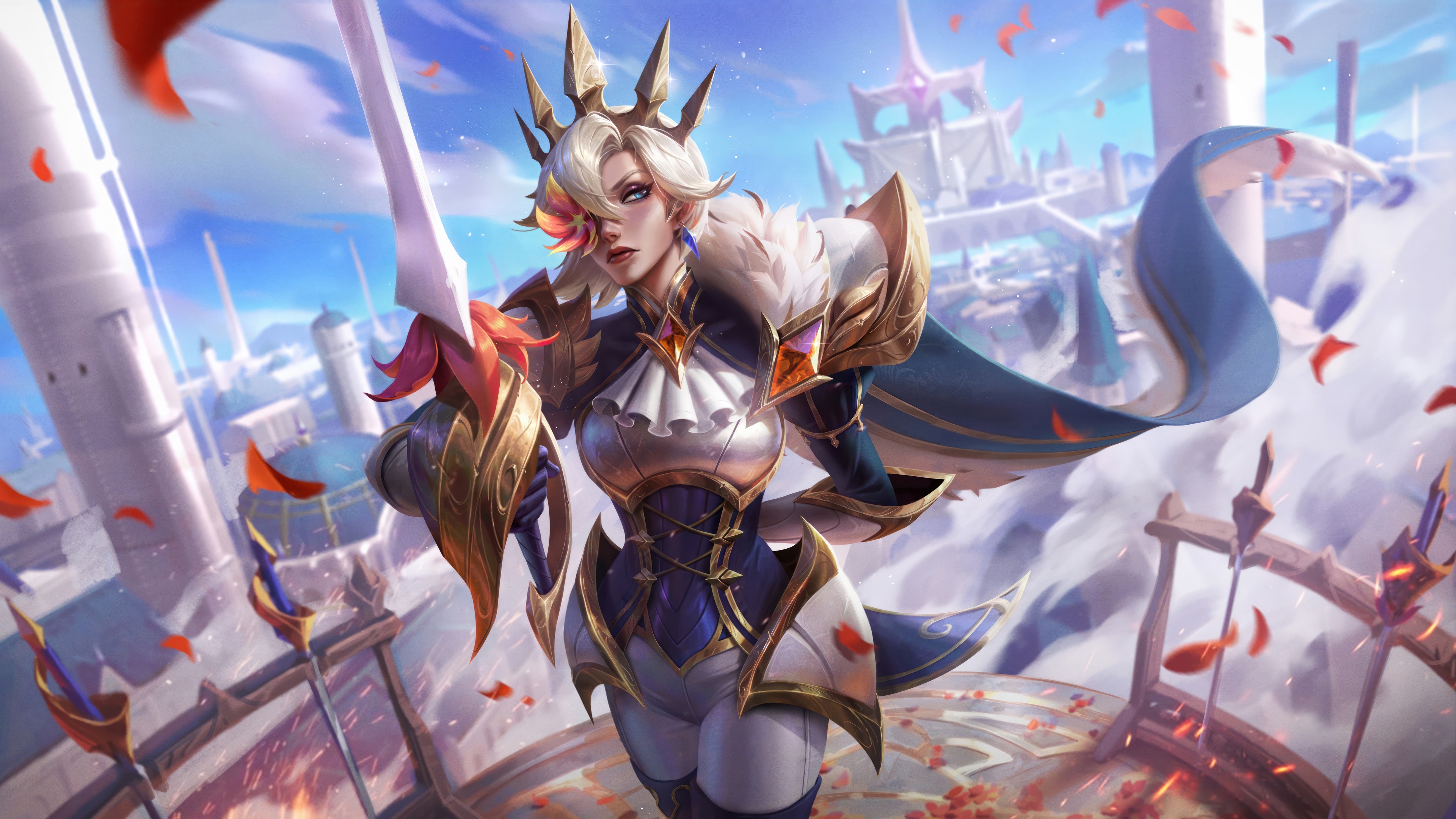 Battle Queen Fiora from League of Legends 4K HD Wallpaper