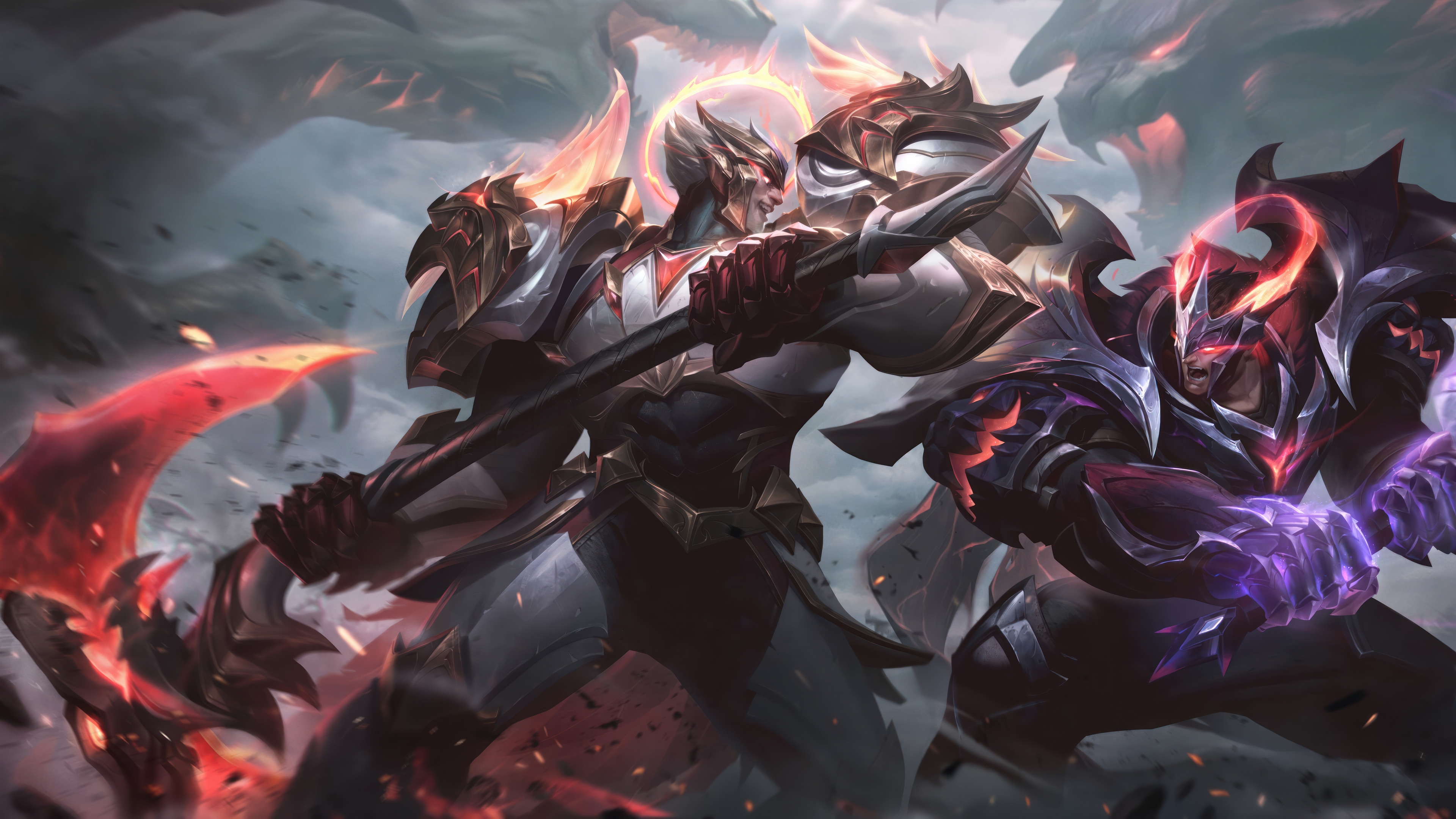 Darius and Mordekaiser from League of Legends in 4K HD Wallpaper