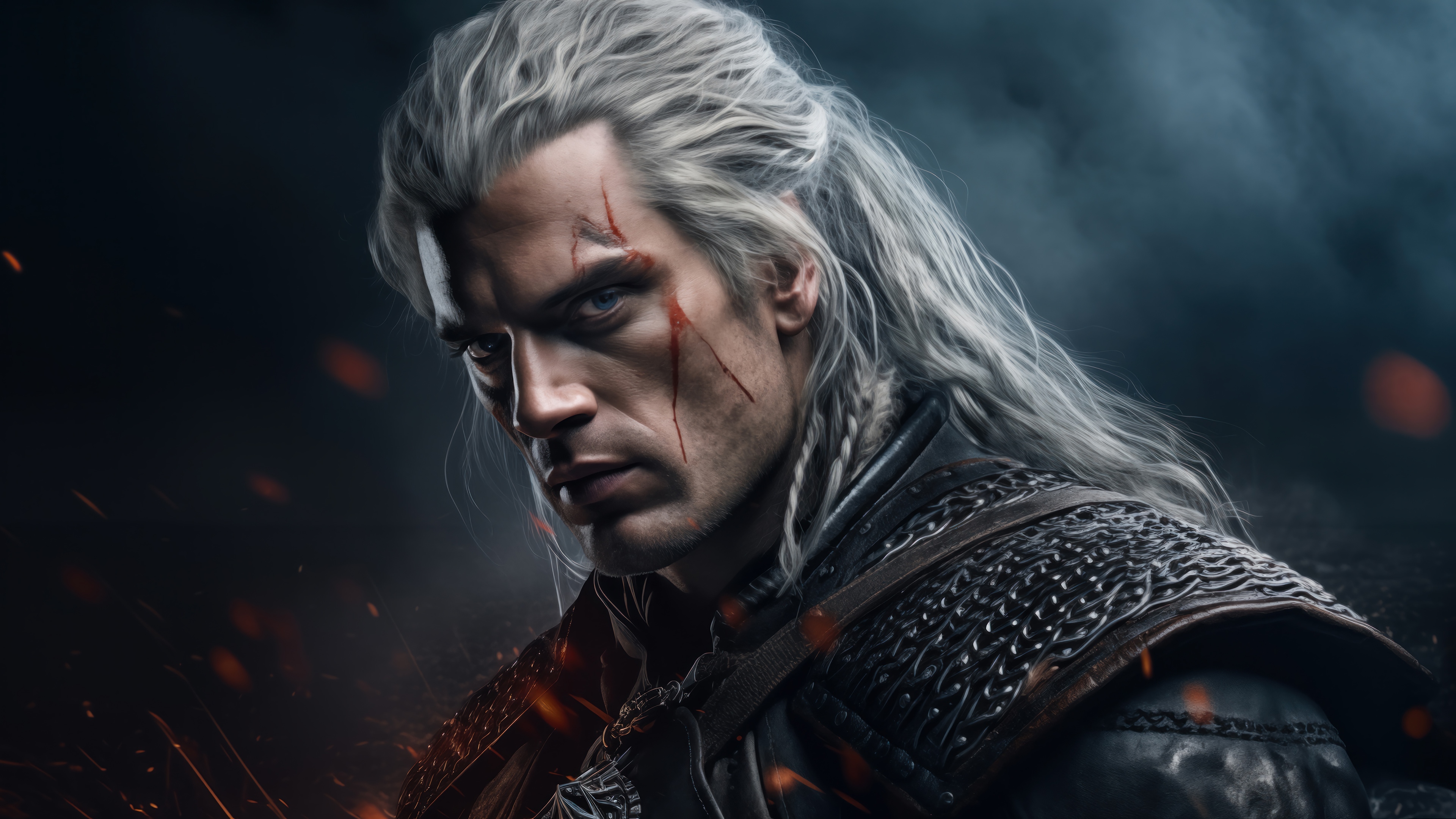 Geralt of Rivia from The Witcher in 4K HD Wallpaper