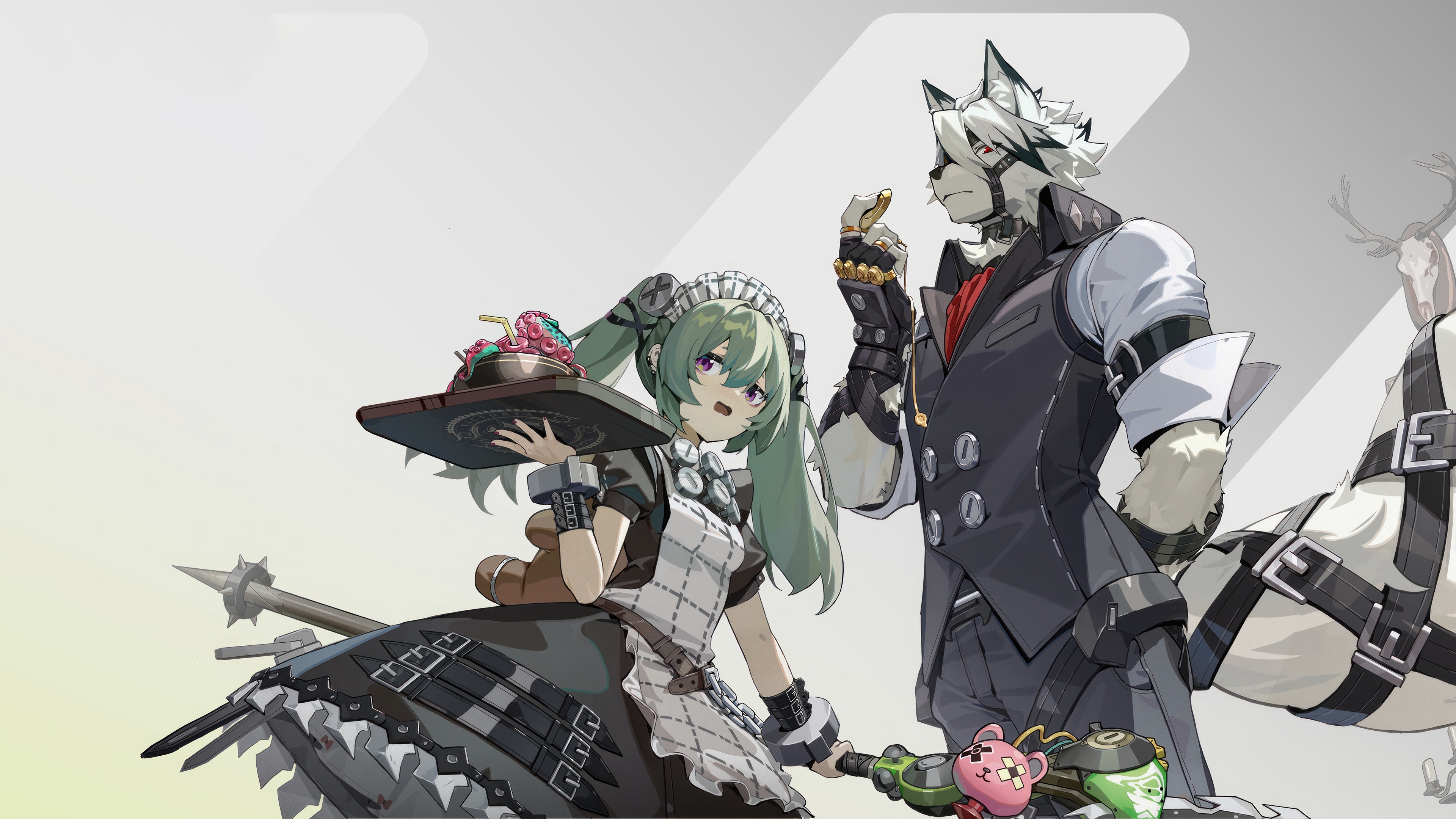 Zenless Zone Zero Corin Wickes and Von Lycaon 4K HD Wallpaper