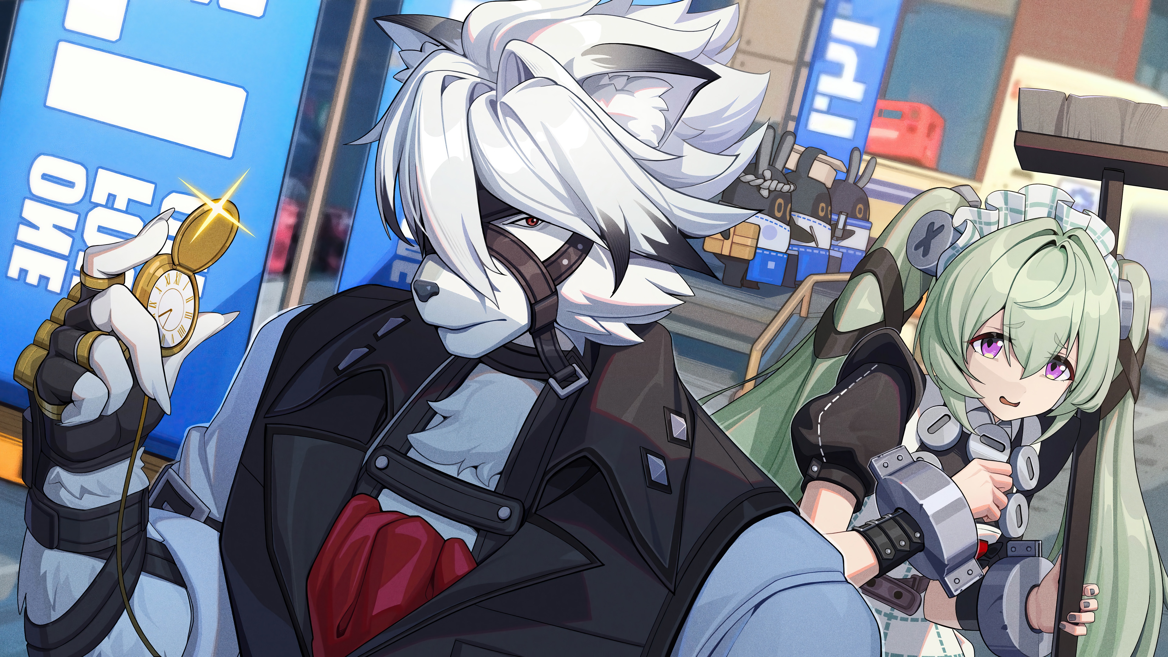Zenless Zone Zero Von Lycaon and Corin Wickes 4K HD Wallpaper