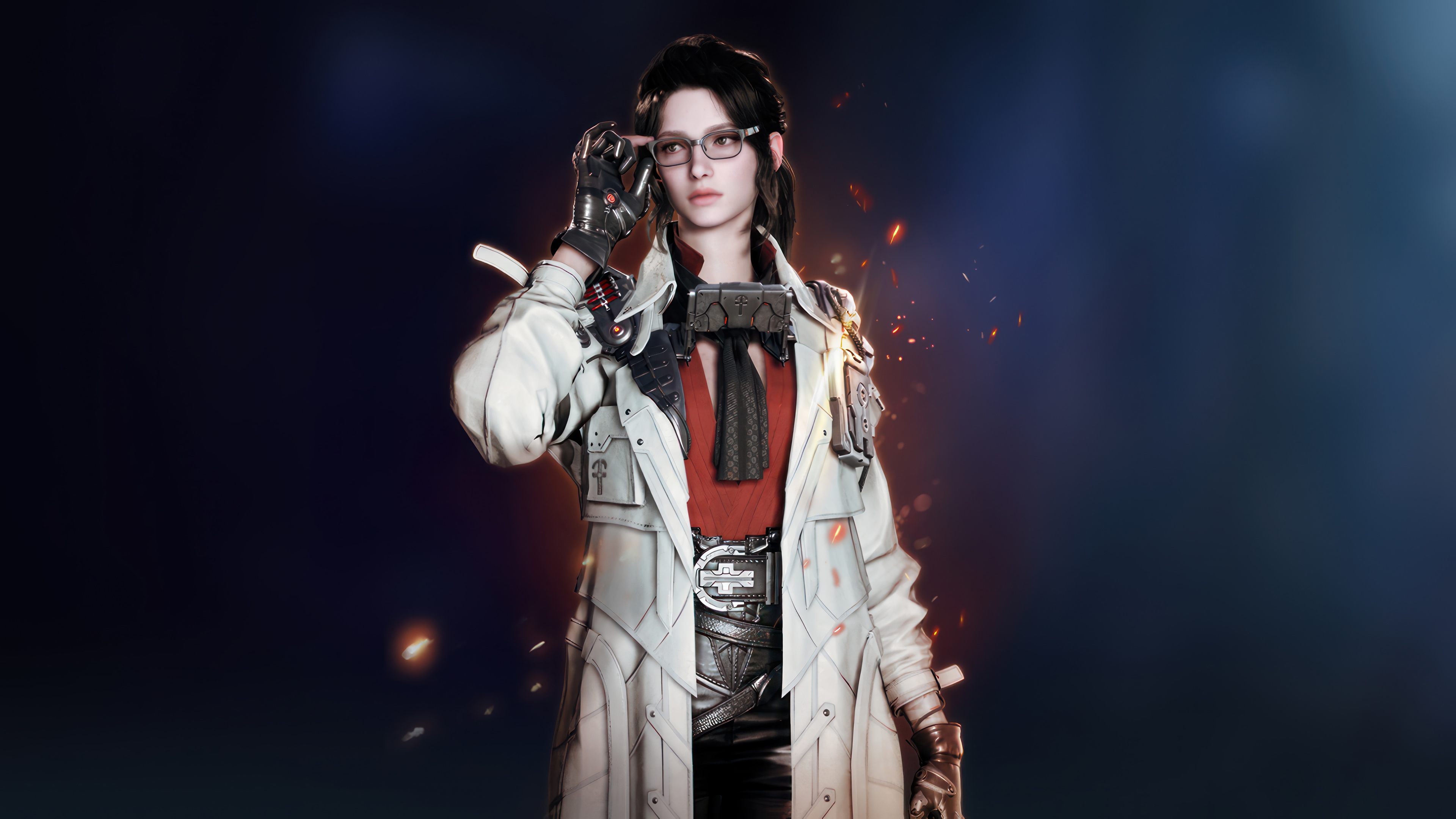 The First Descendant character in white coat HD Wallpaper