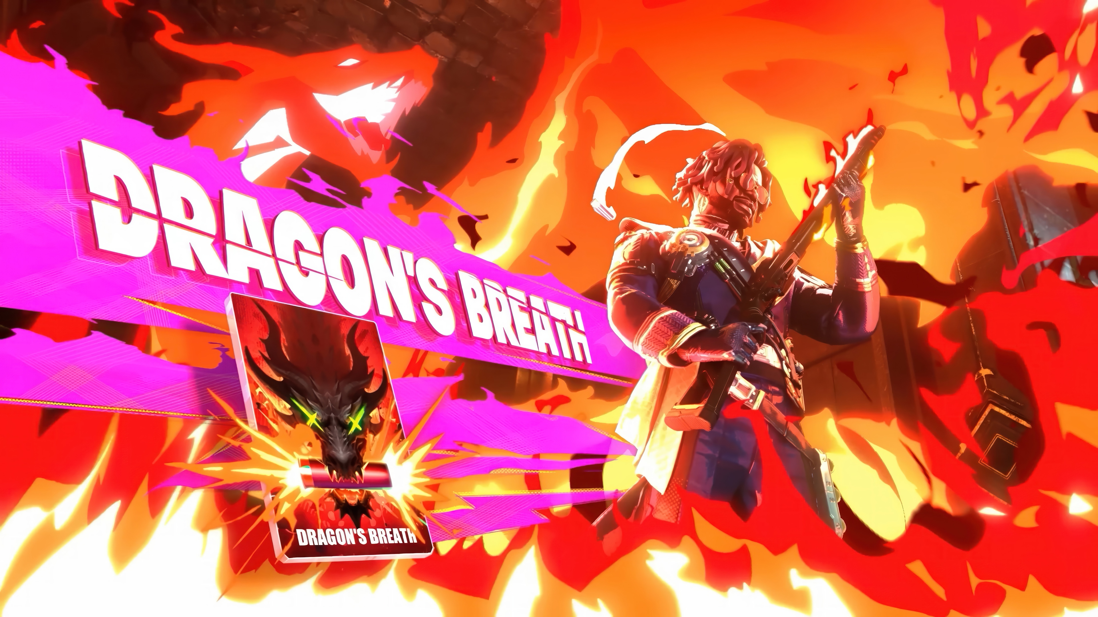 Broker with Dragon's Breath in Fragpunk 4K HD Wallpaper