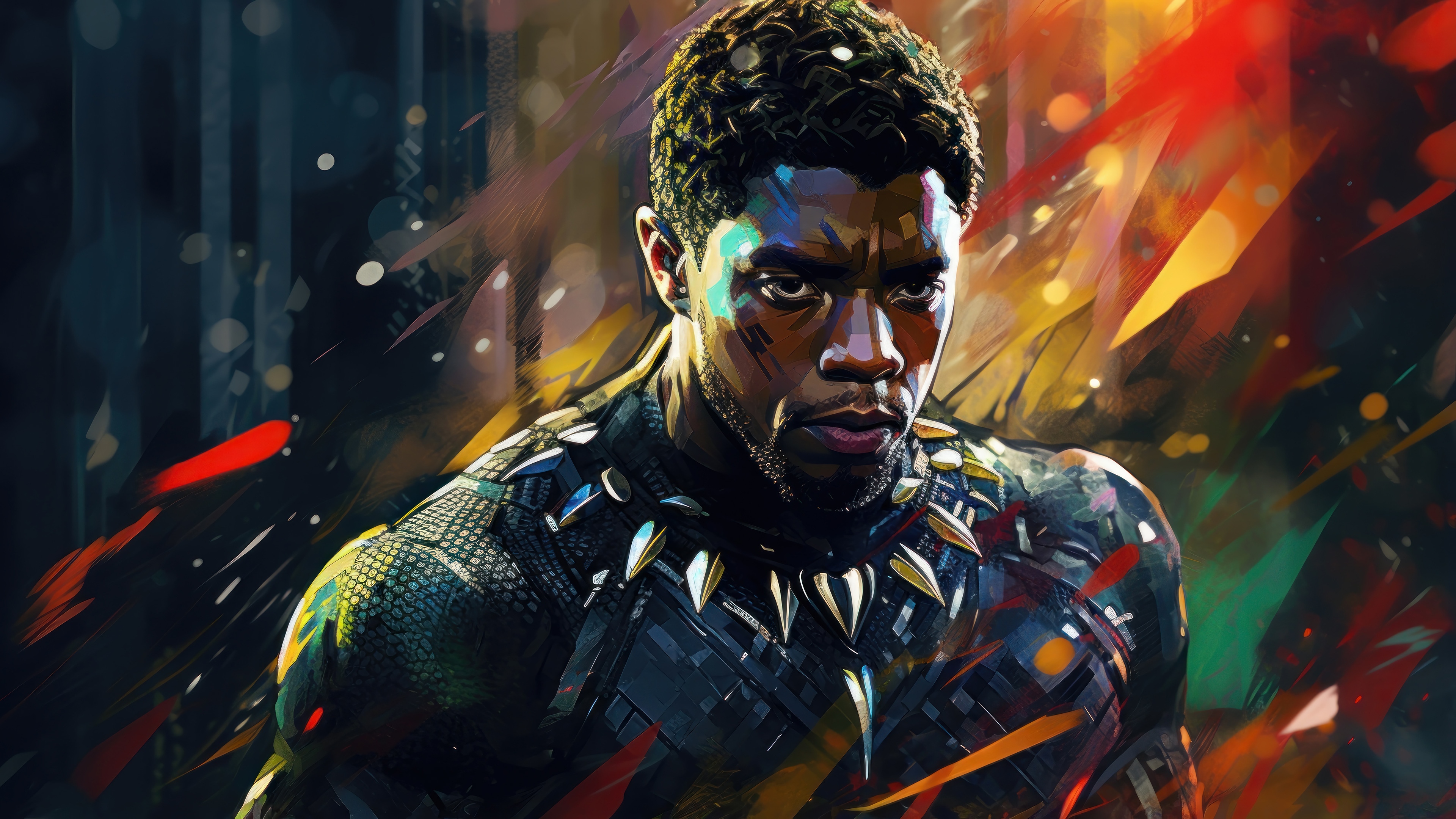 Black Panther in 4K HD Wallpaper