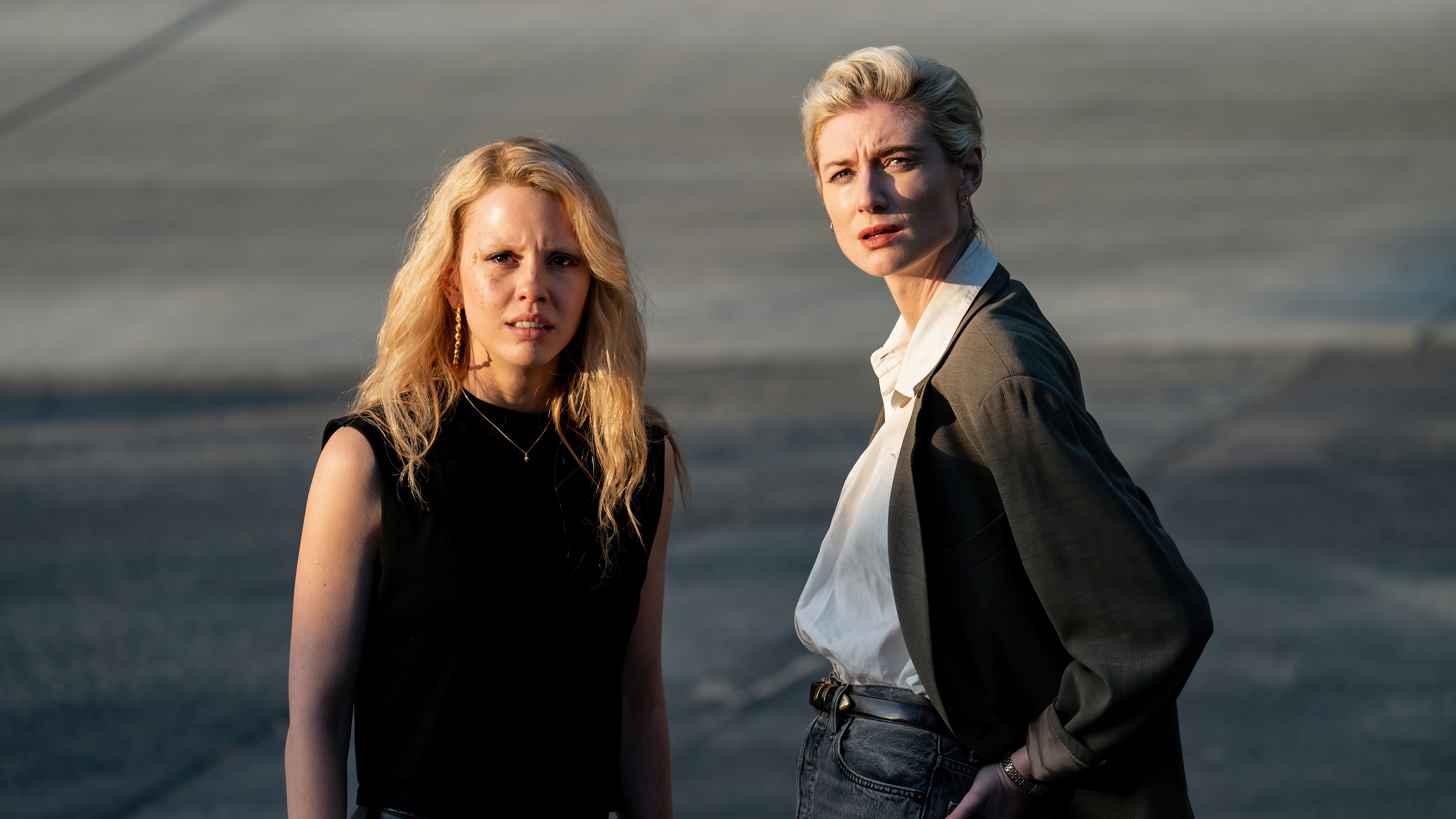 Mia Goth and Elizabeth Debicki in MaXXXine 4K HD Wallpaper