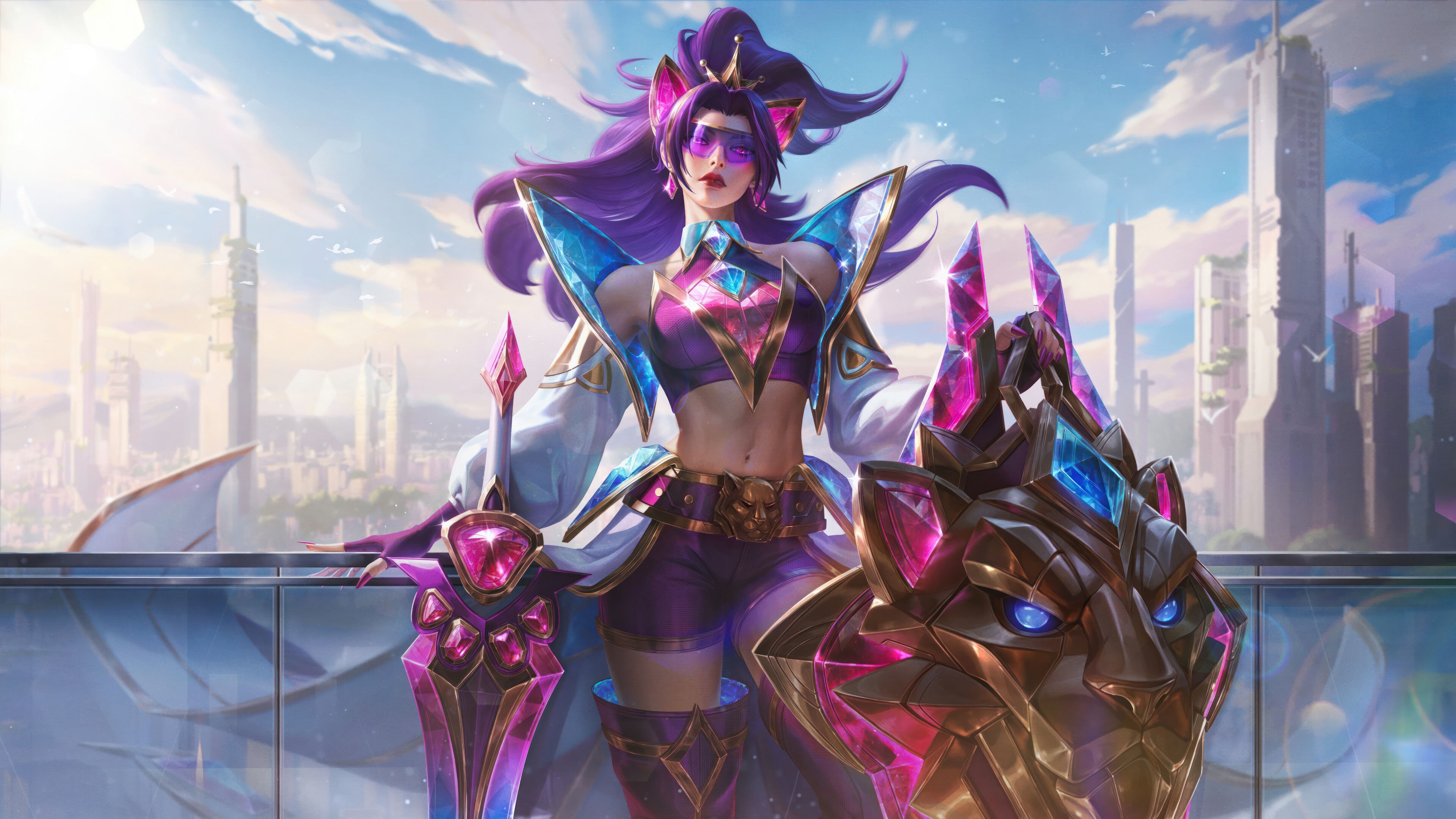 Leona from League of Legends 4K HD Wallpaper
