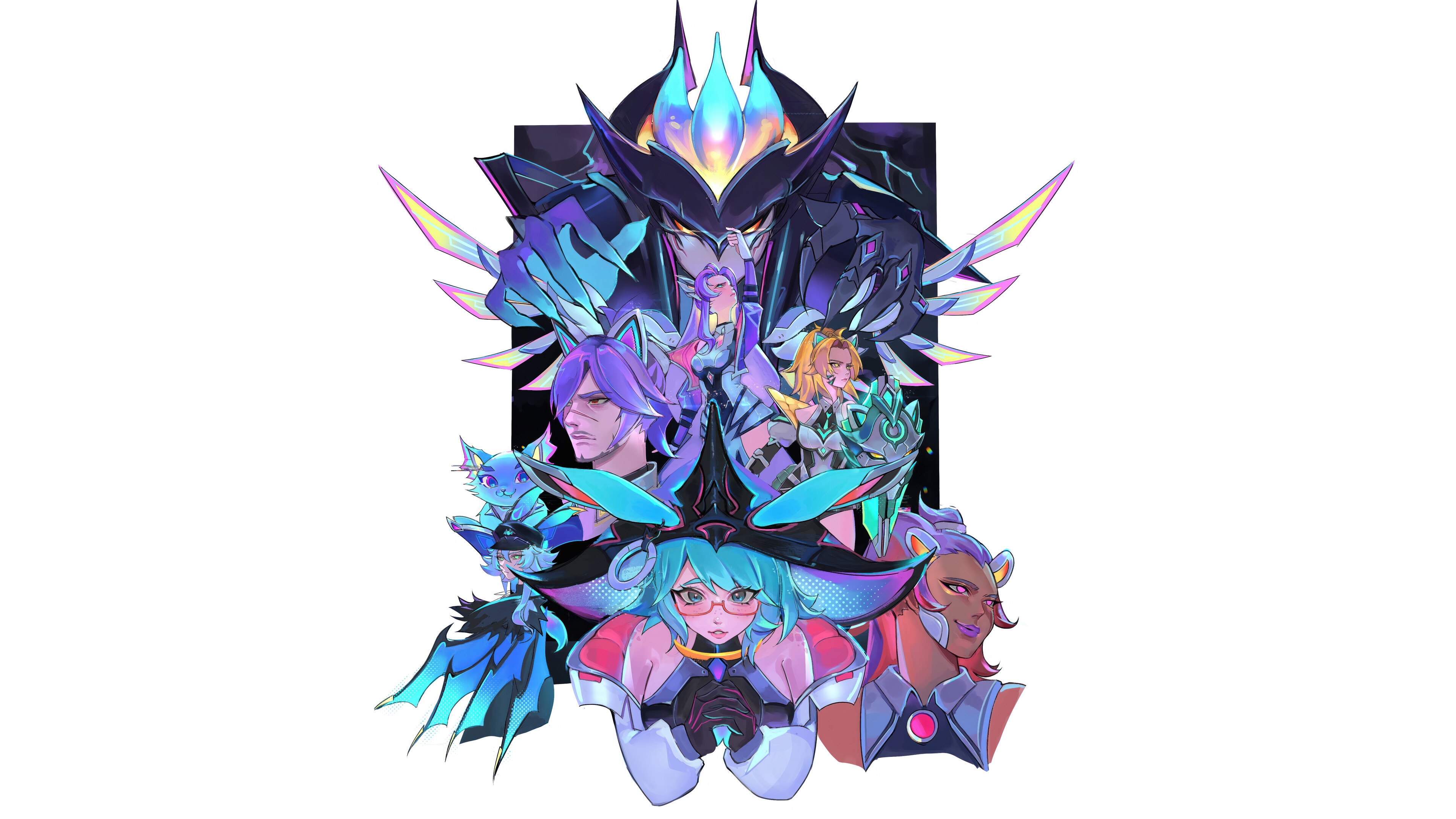 Anima Squad League of Legends Characters 4K HD Wallpaper