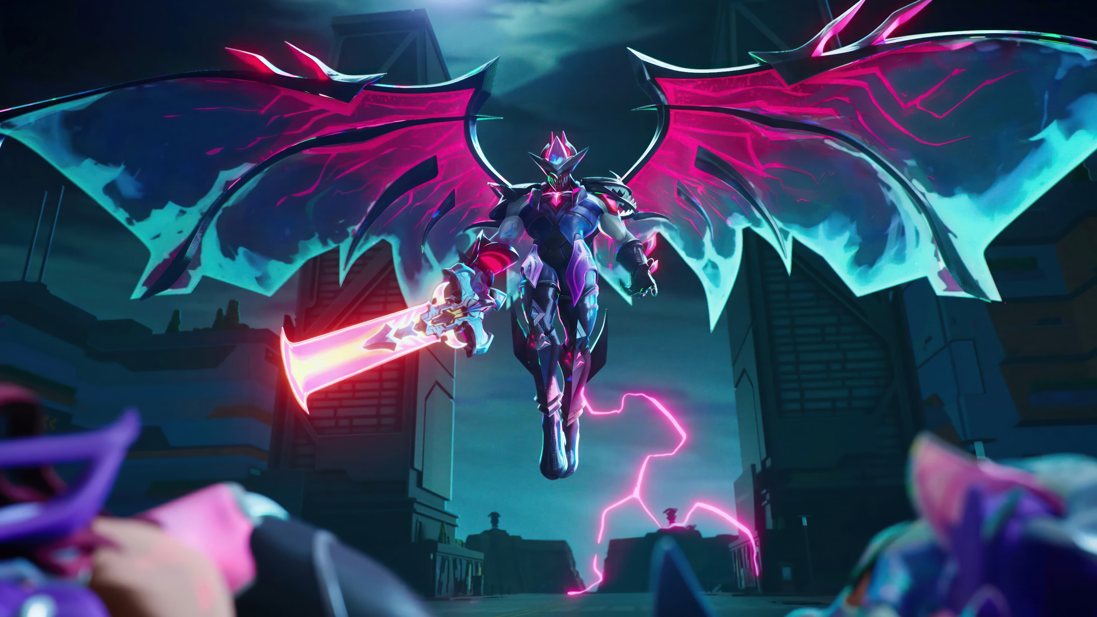 Aatrox Anima Squad League of Legends 4K HD Wallpaper