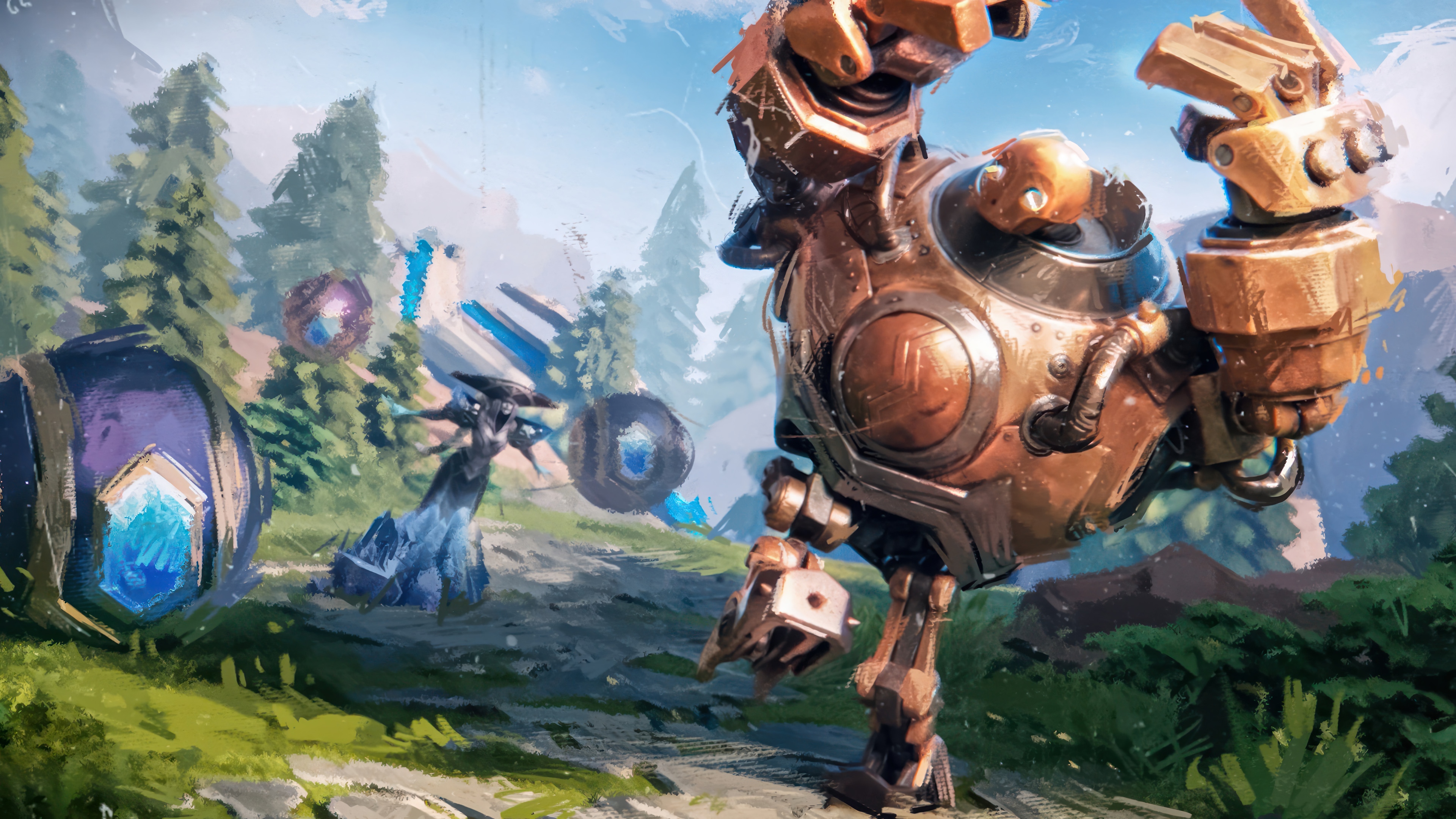 League of Legends Blitzcrank and Lissandra 4K HD Wallpaper