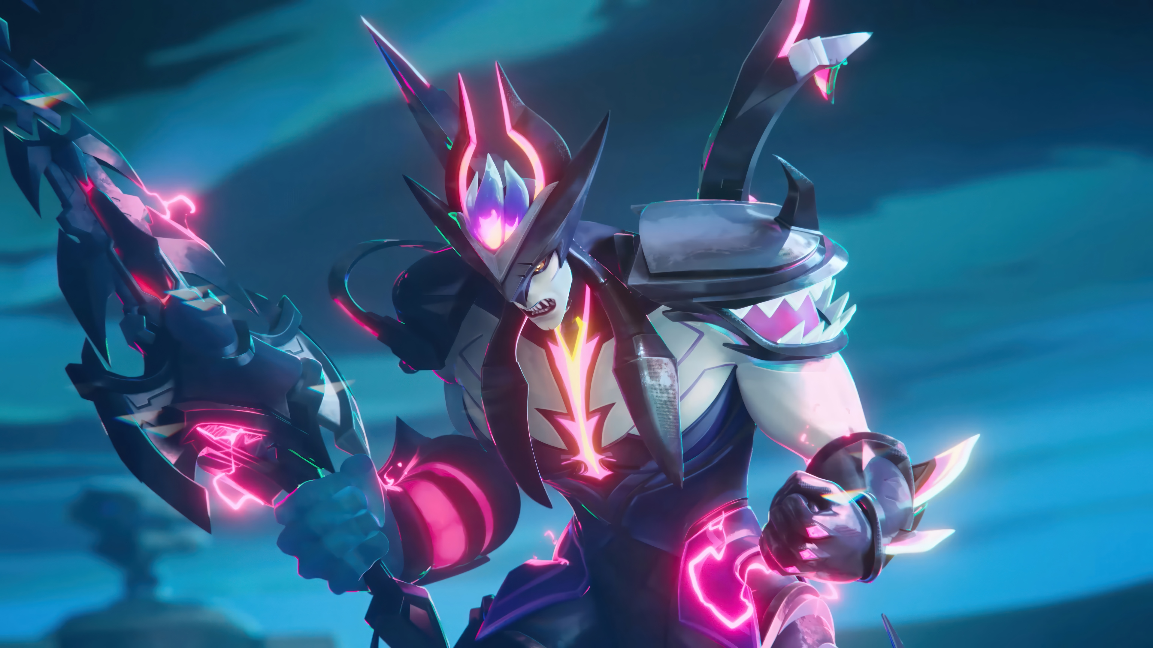 Aatrox from League of Legends, Anima Squad skin HD Wallpaper