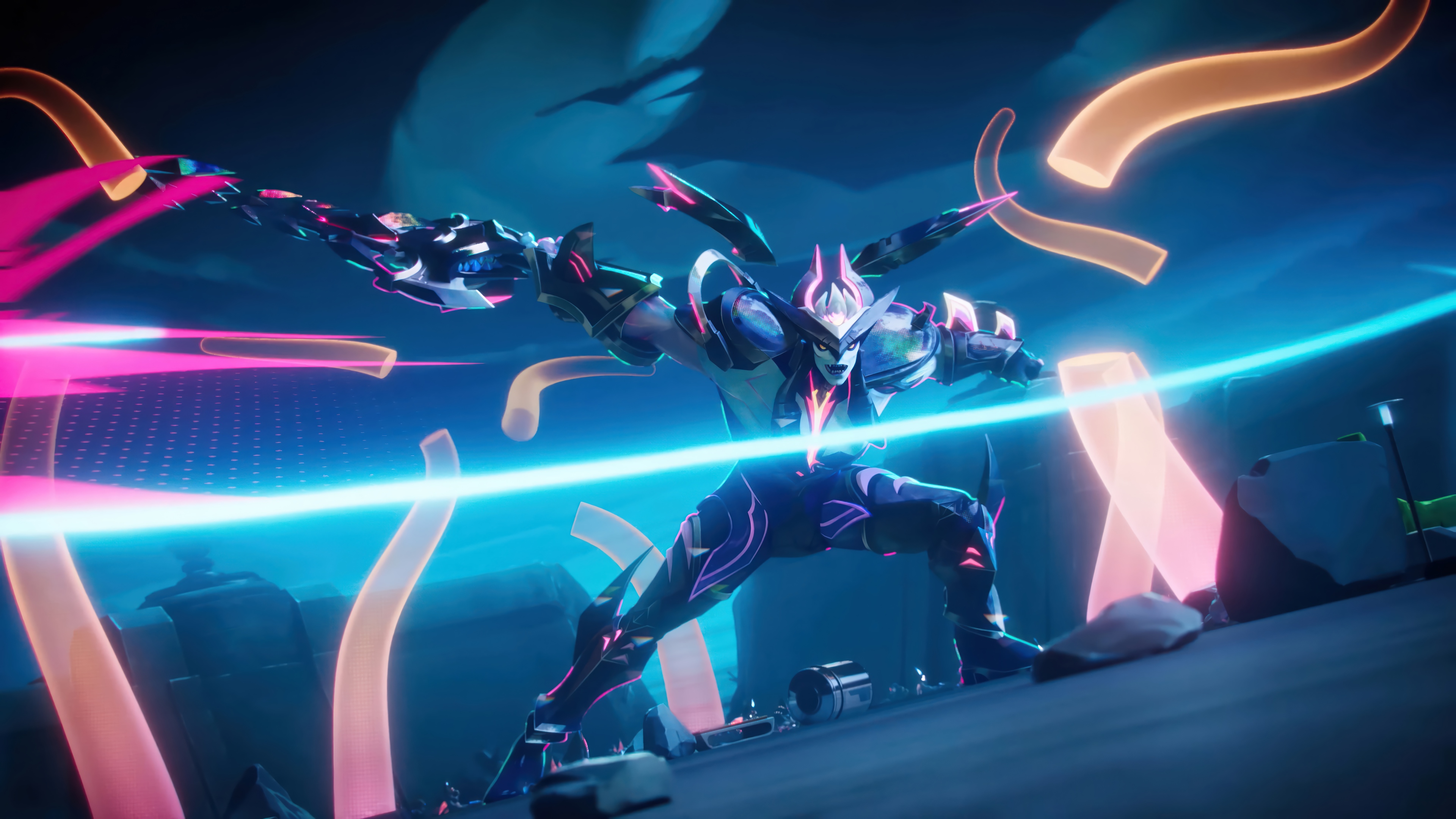 Anima Squad Aatrox in League of Legends 4K HD Wallpaper
