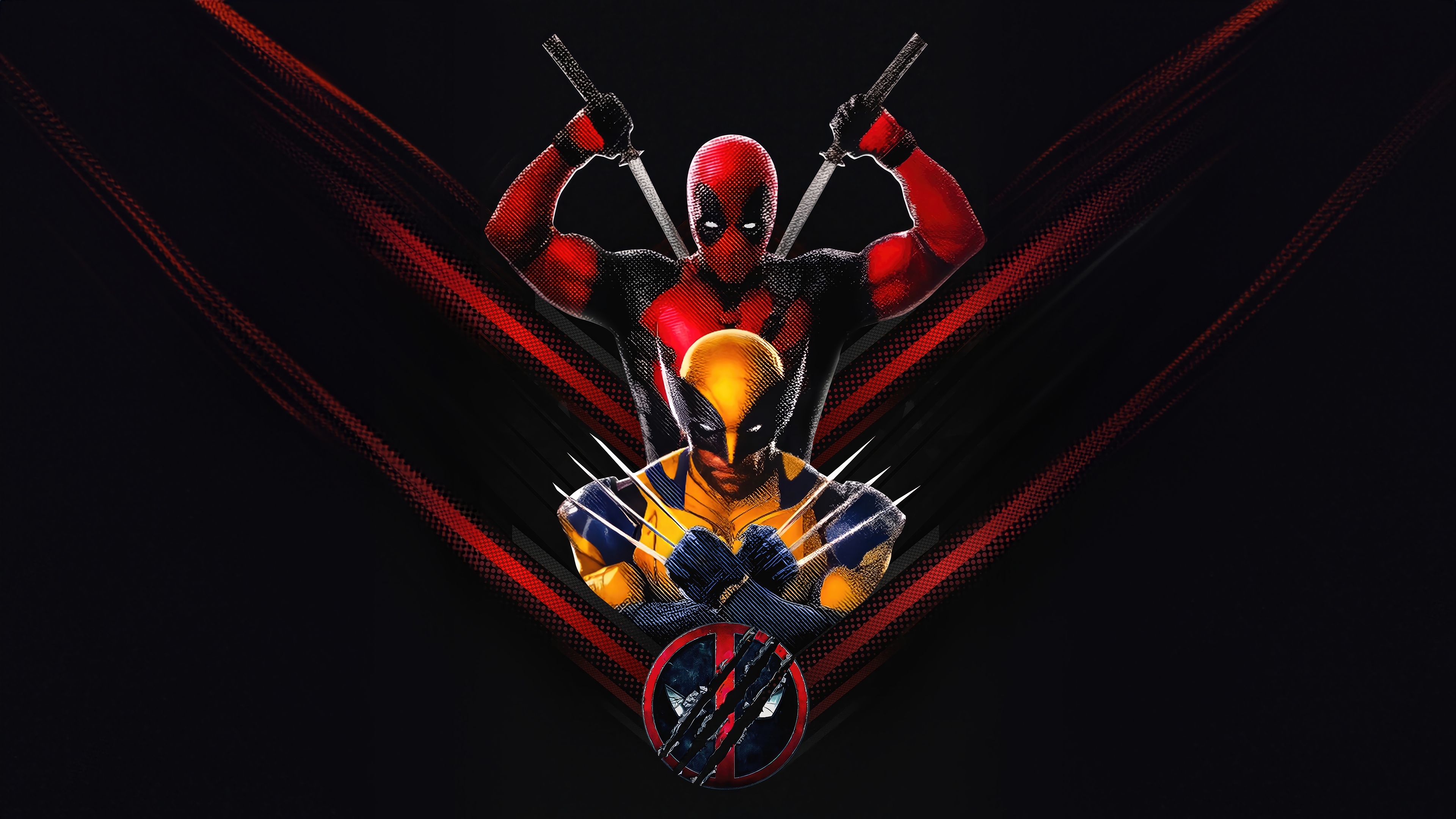 Deadpool and Wolverine 4K HD Wallpaper