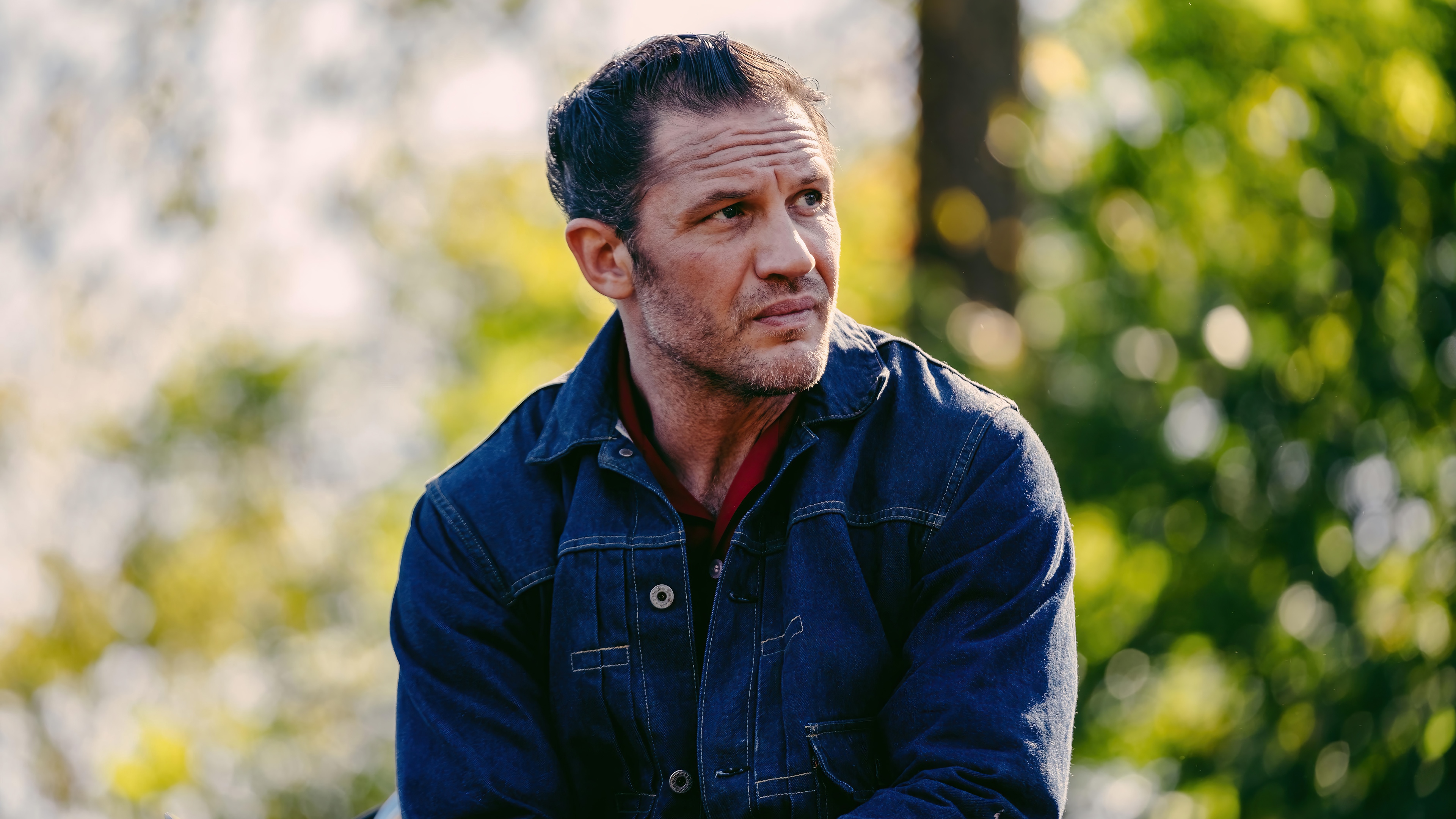 Tom Hardy in The Bikeriders 4K HD Wallpaper