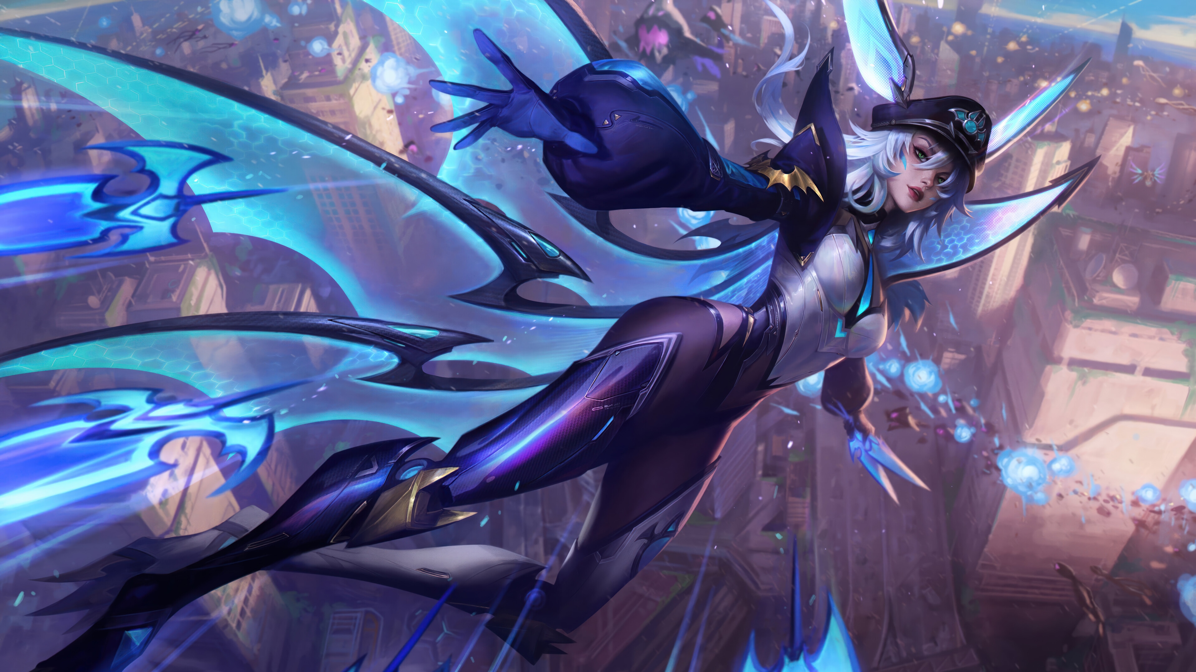 Xayah in League of Legends 4K Splash Art HD Wallpaper