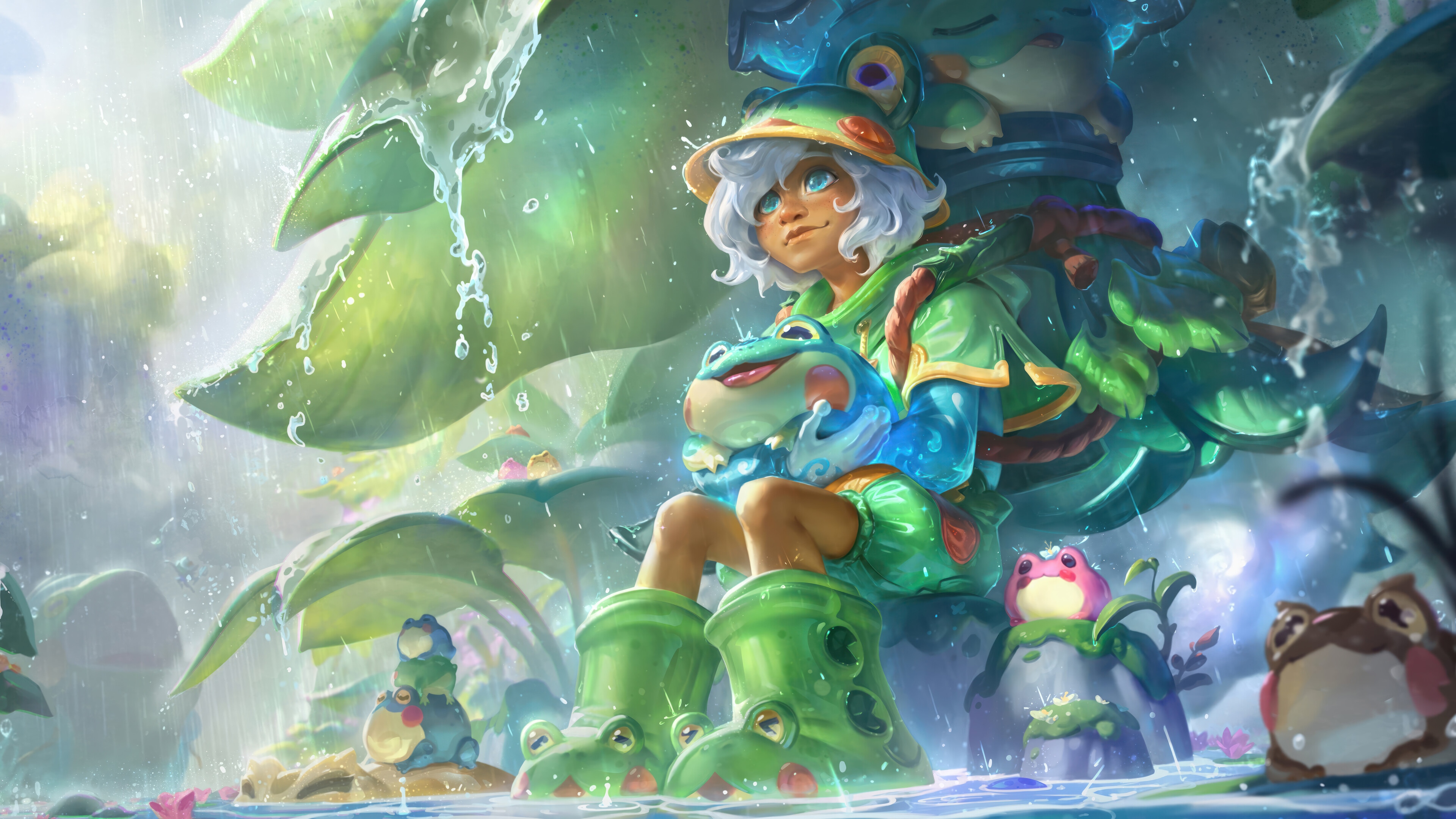 Rain Shepherd Milio in League of Legends 4K HD Wallpaper