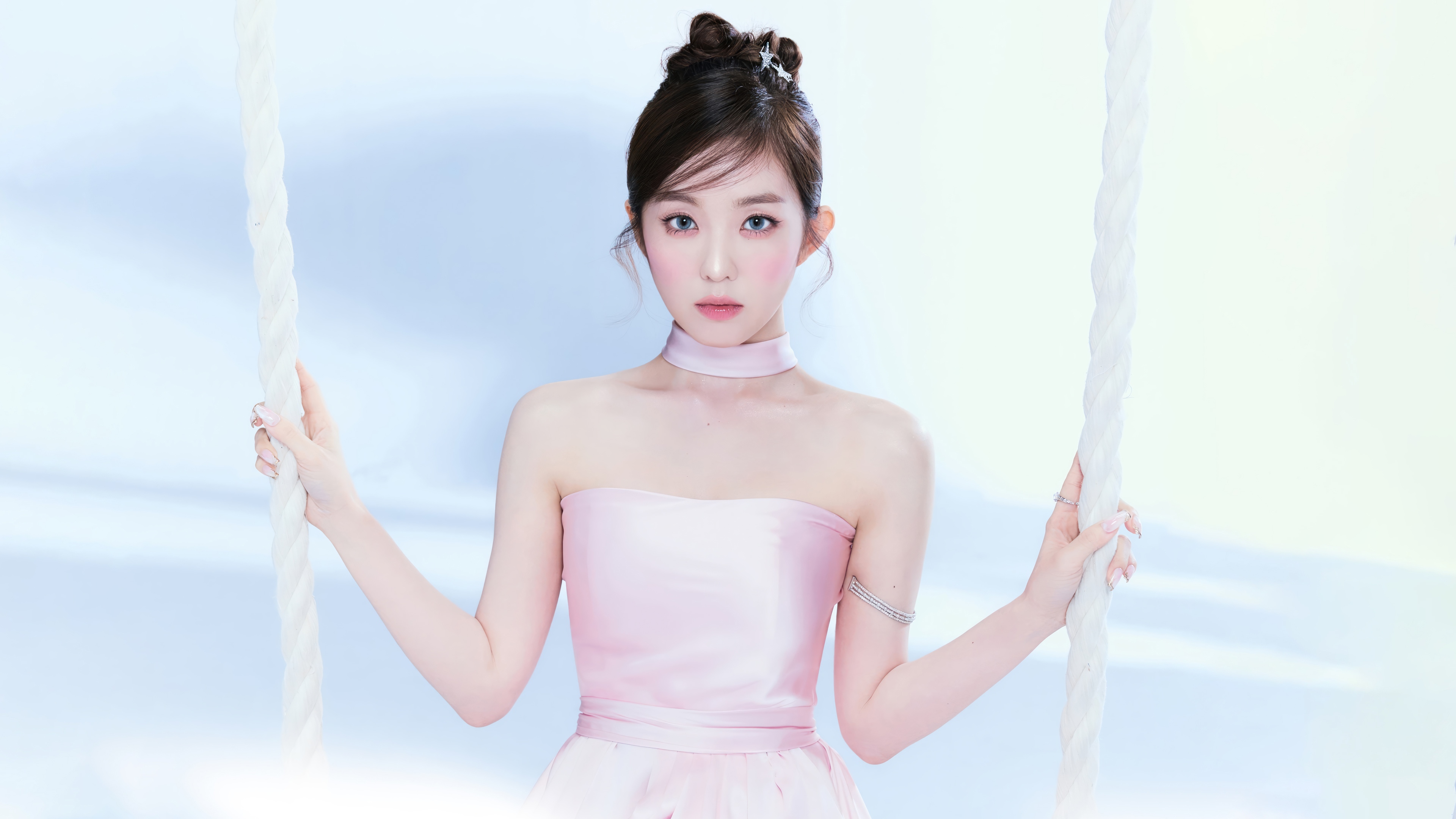 Irene from Red Velvet on a swing HD Wallpaper