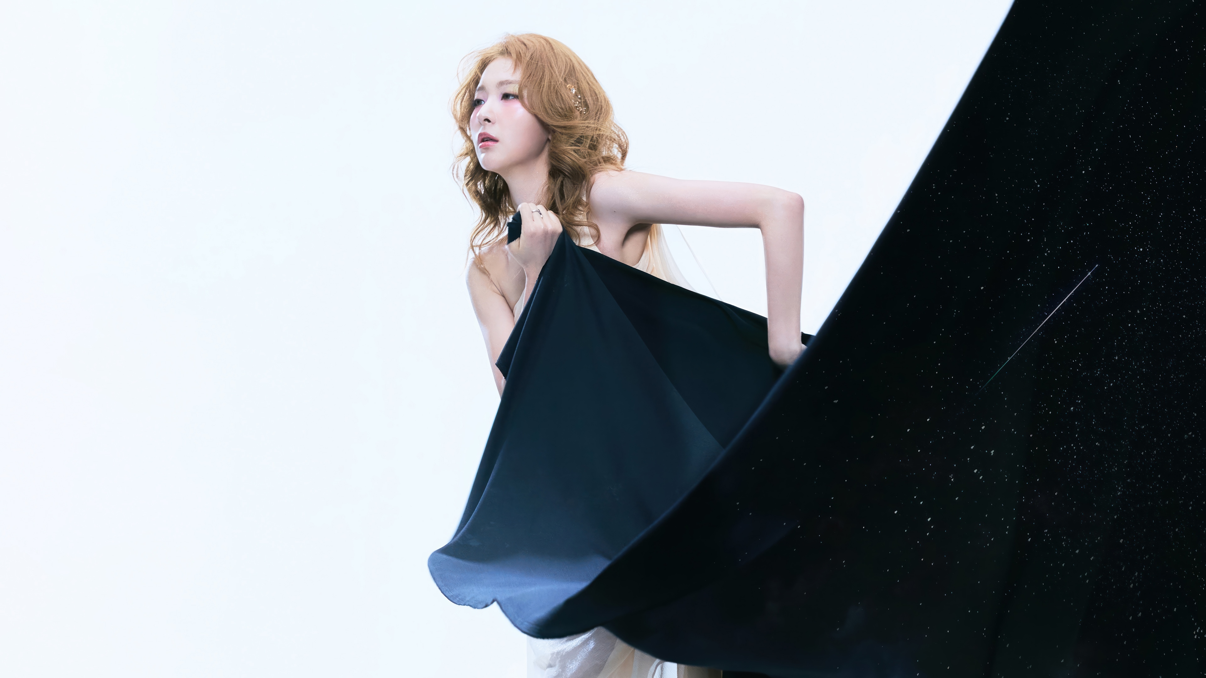 Seulgi from Red Velvet with cosmic fabric HD Wallpaper