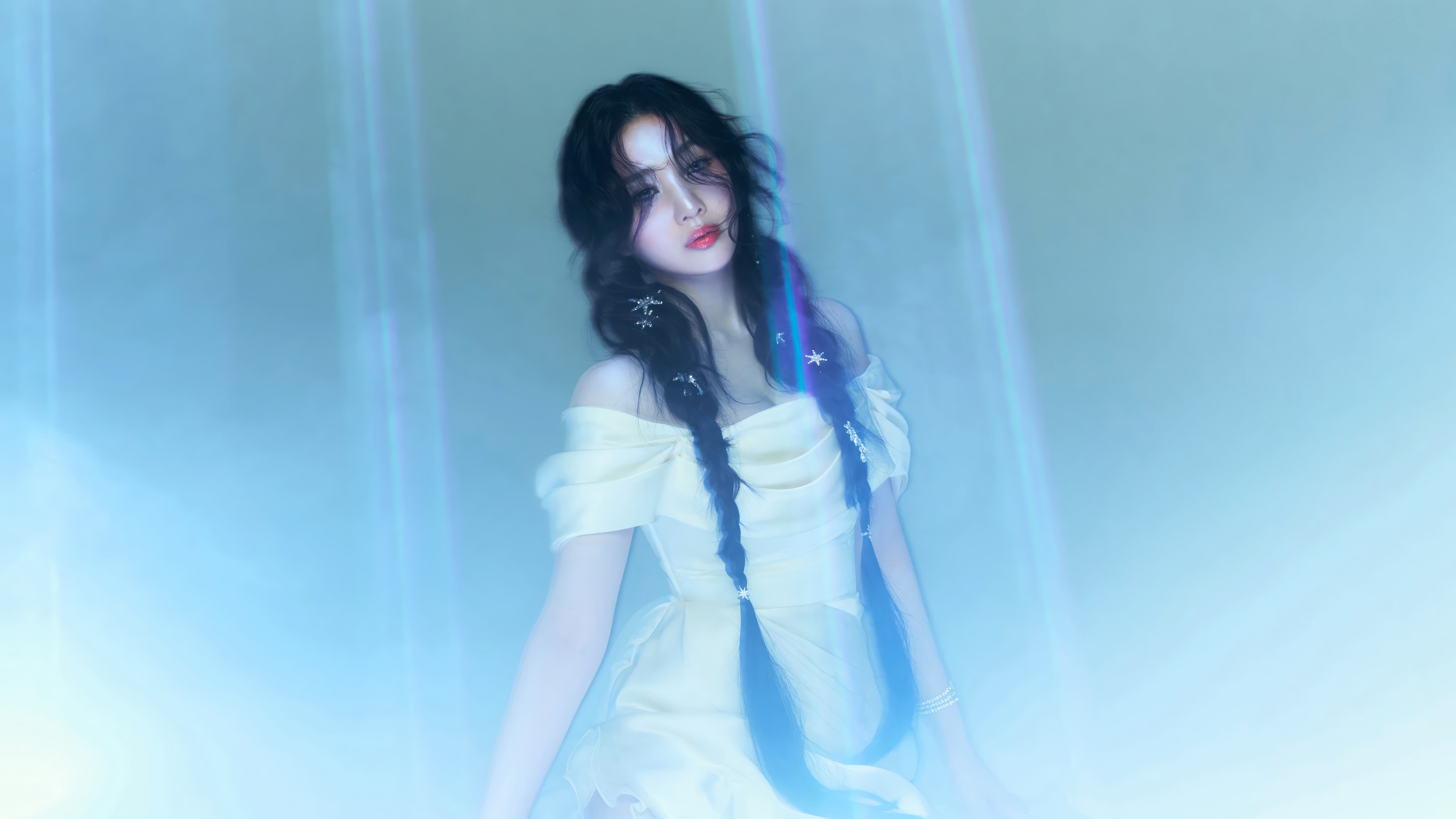 Joy from Red Velvet in a yellow dress HD Wallpaper