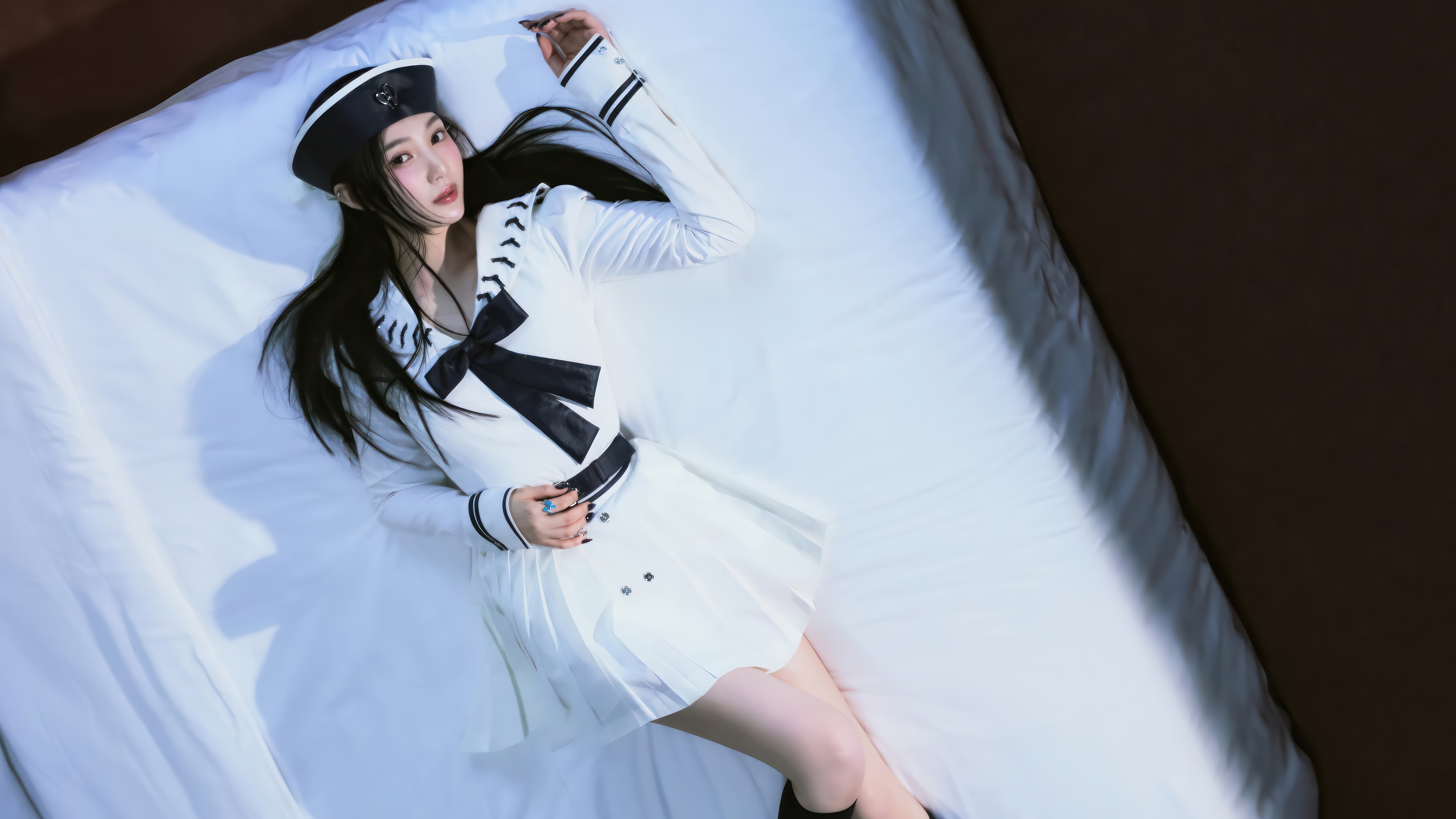 Joy from Red Velvet in a sailor outfit HD Wallpaper