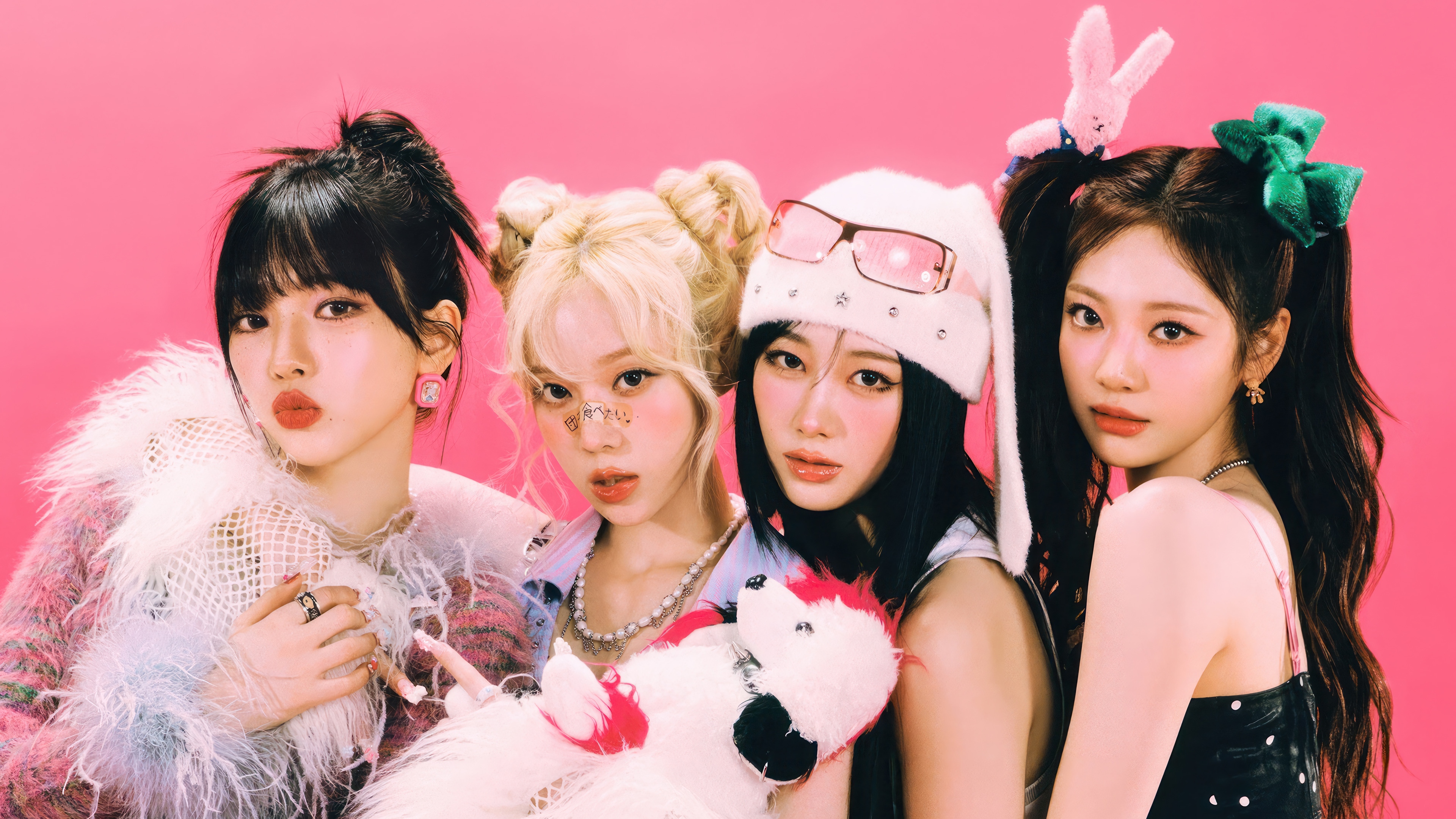 Aespa members Karina, Winter, Giselle, and Ningning in 4K HD Wallpaper