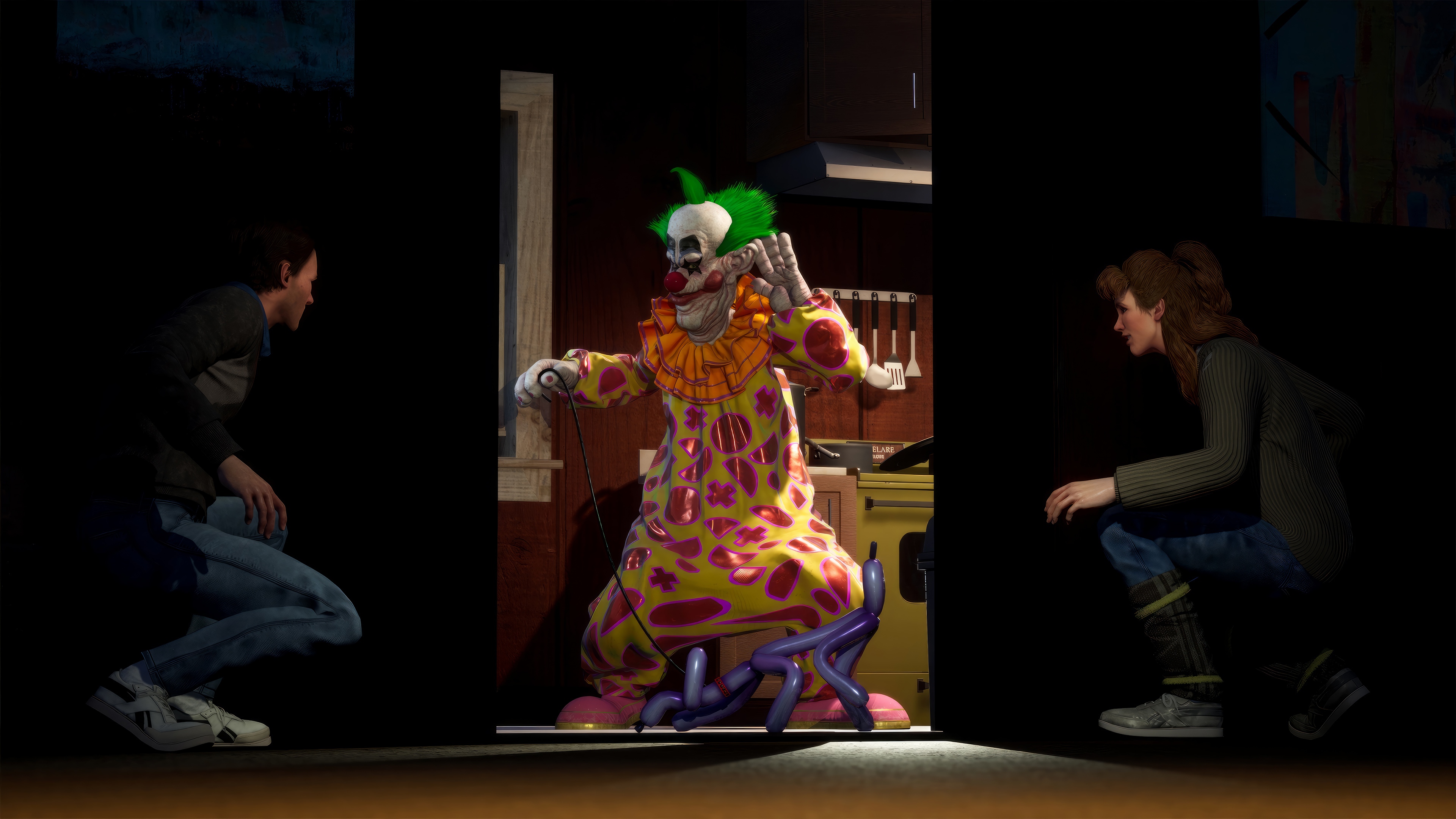 Killer Klowns from Outer Space: The Game 4K HD Wallpaper