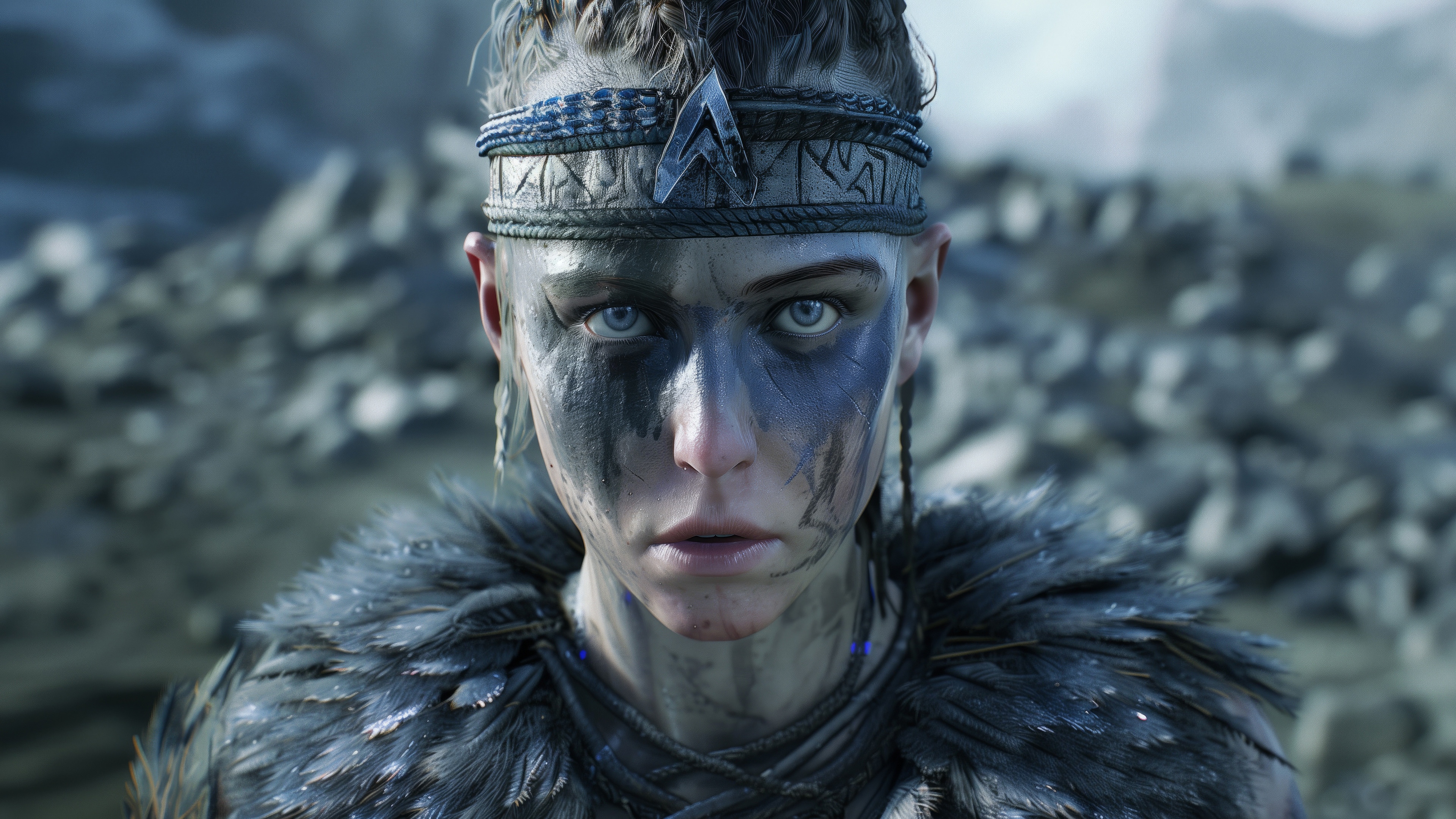 Senua from Hellblade: Senua's Sacrifice in 4K HD Wallpaper