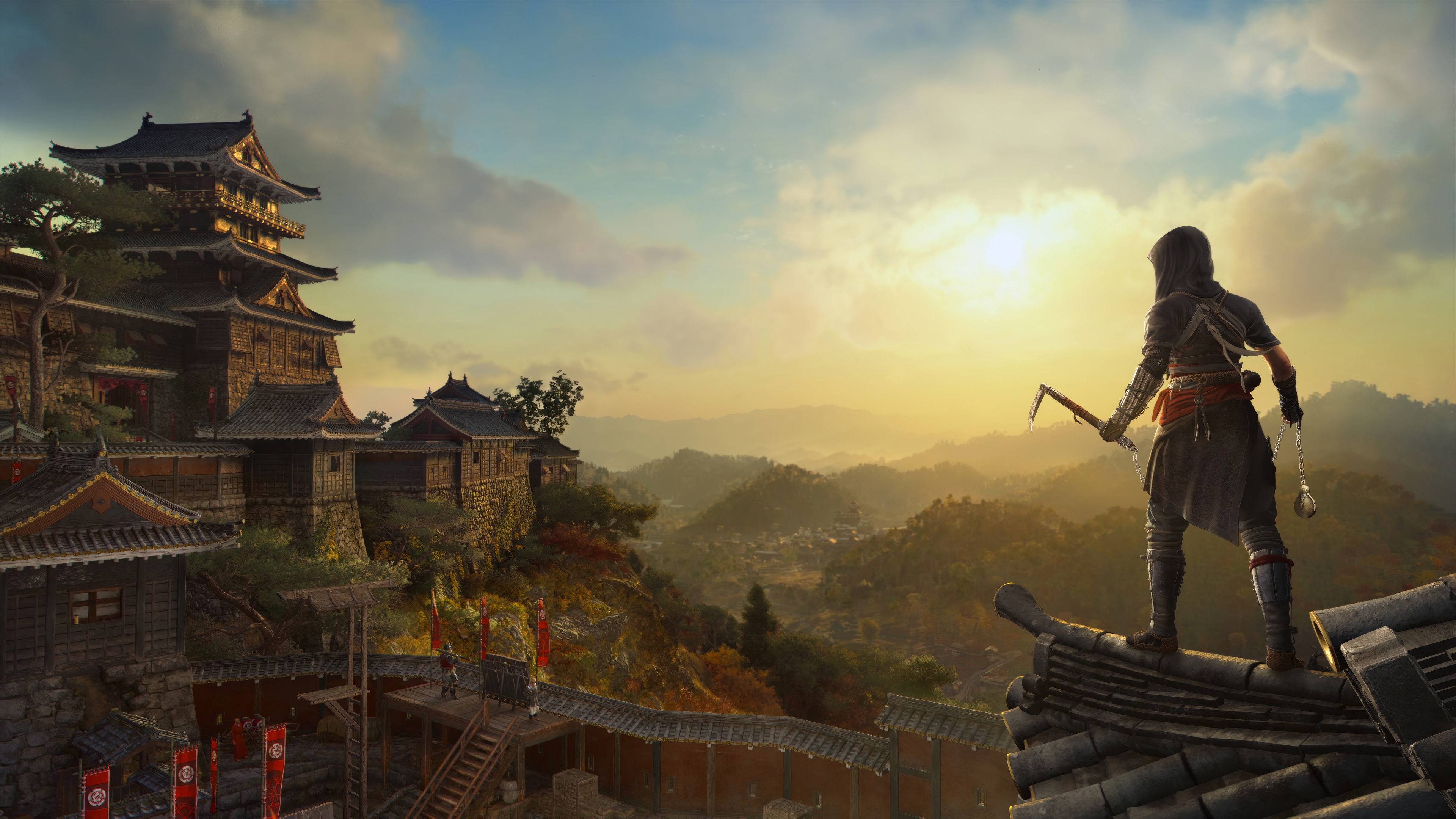 Naoe the Shinobi in a Japanese Castle 4K HD Wallpaper