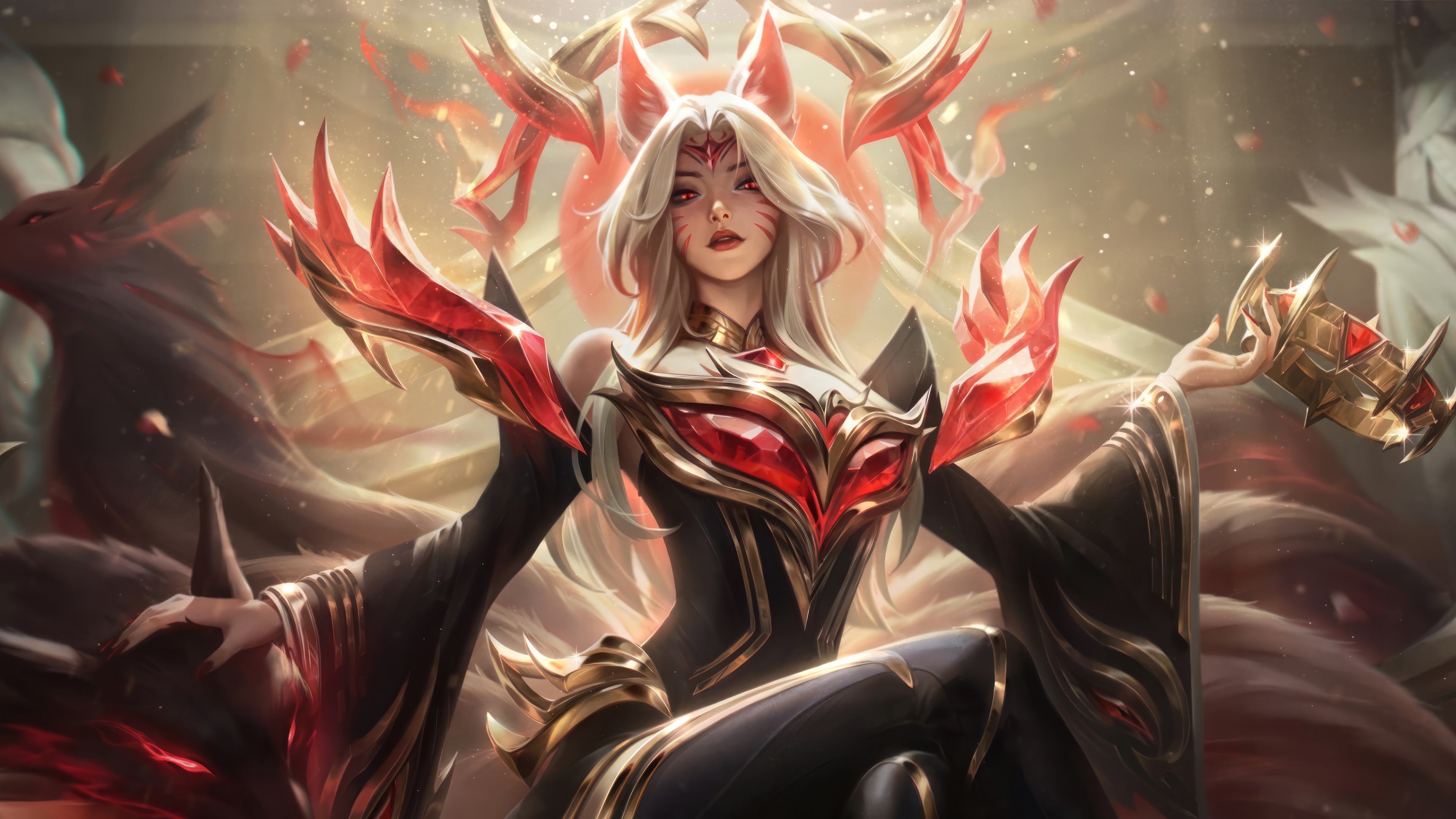 Ahri from League of Legends in 4K HD Wallpaper