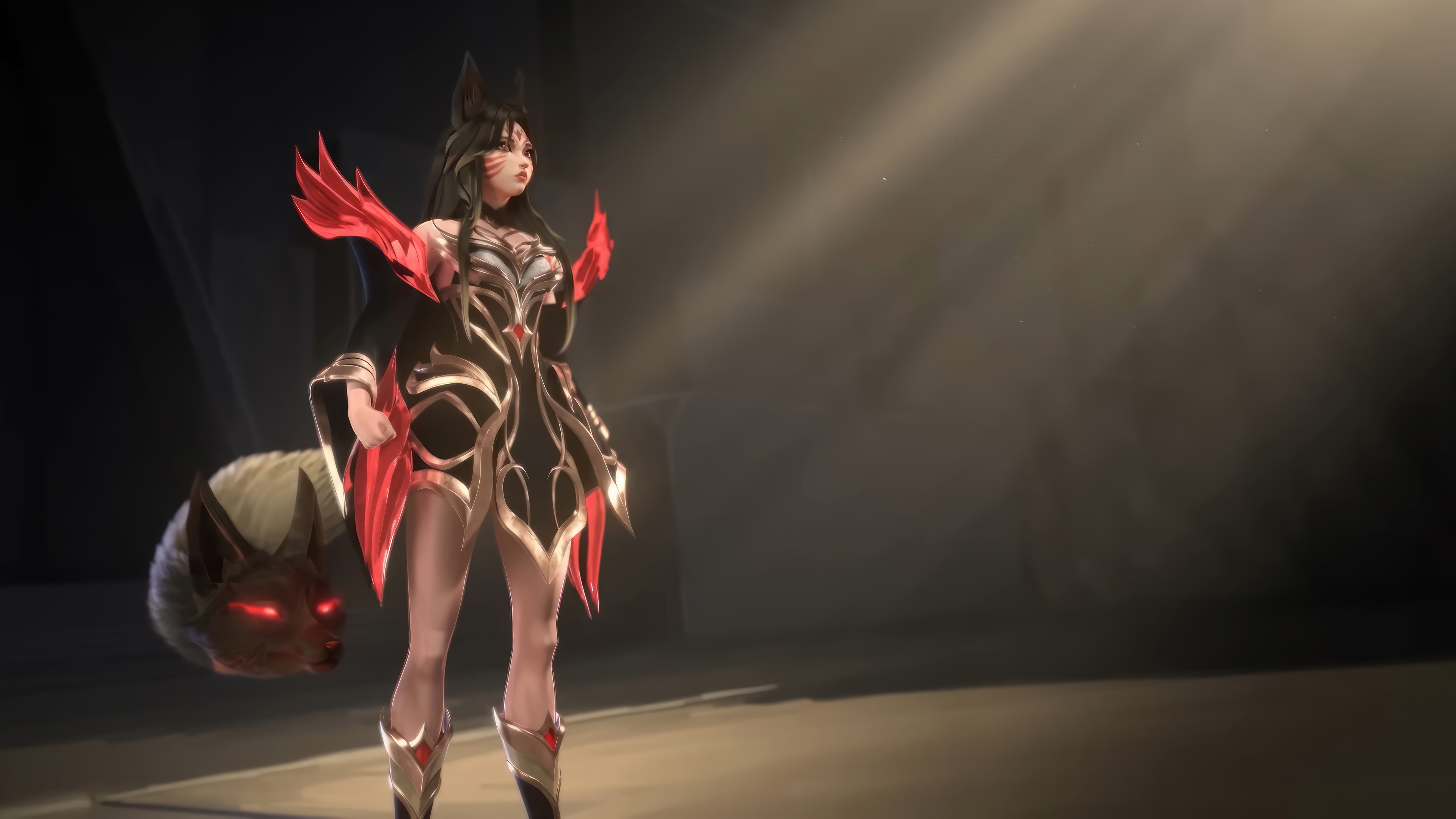 Ahri from League of Legends in 4K HD Wallpaper