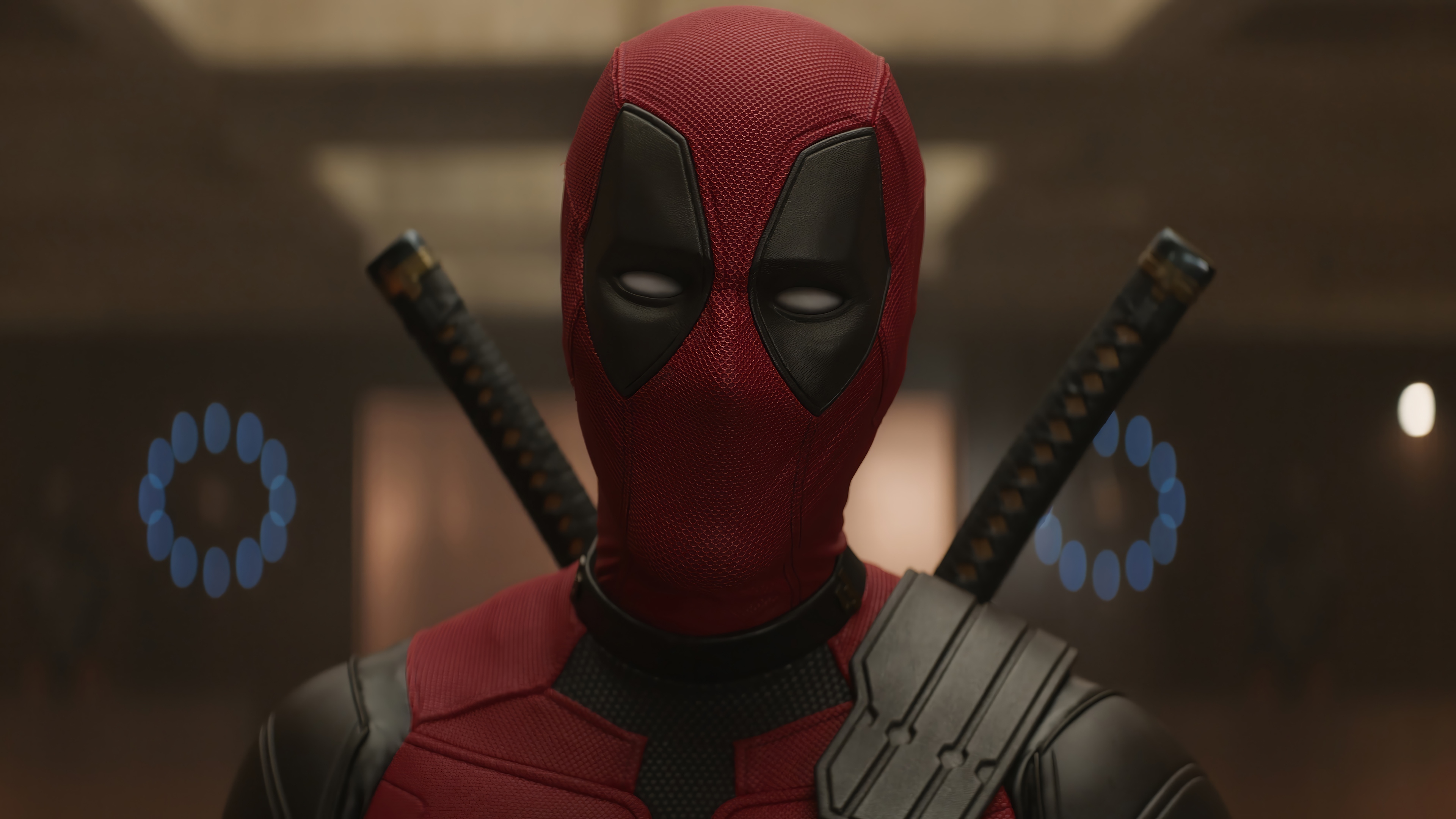 Deadpool with swords 4k HD Wallpaper