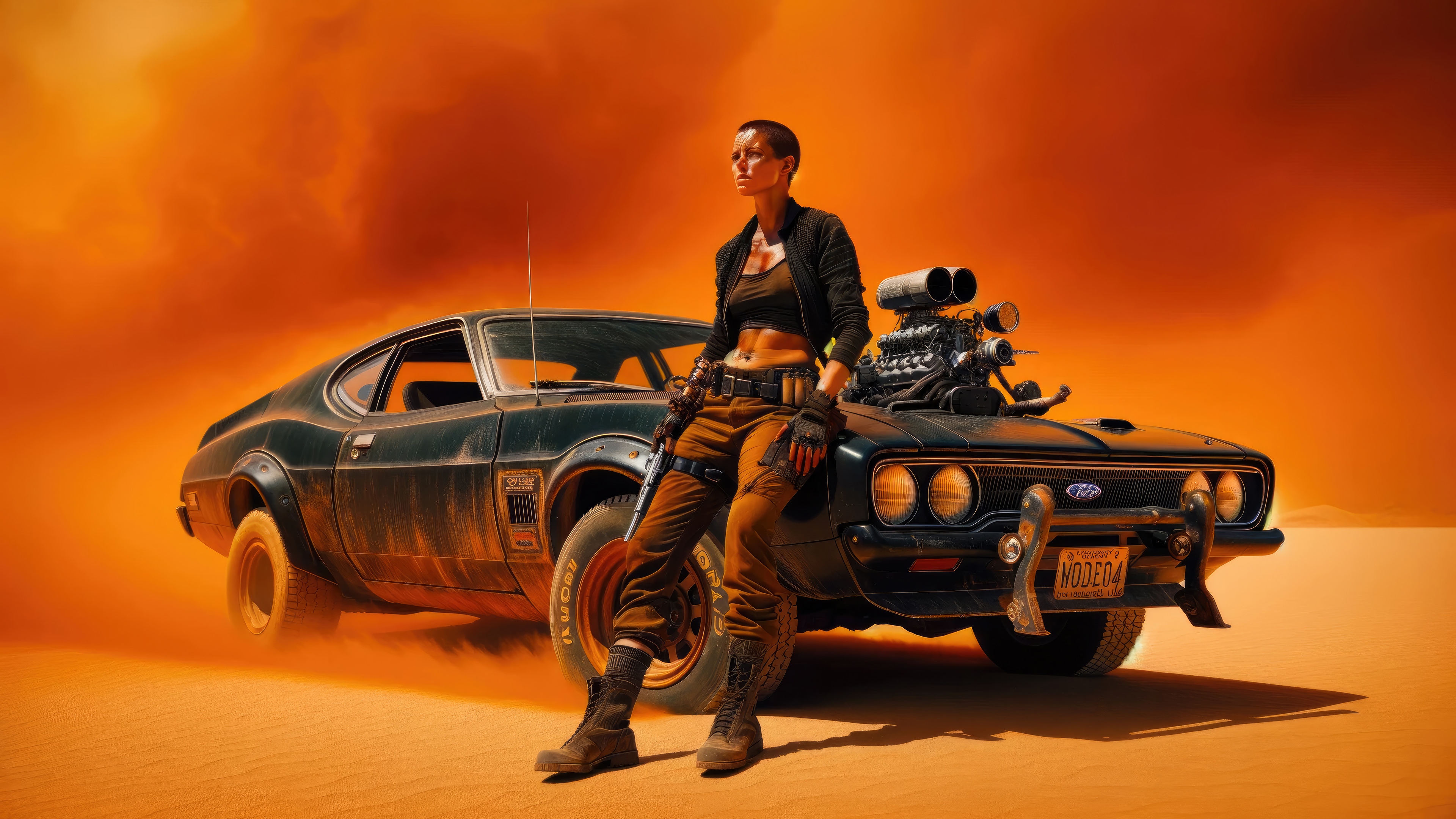 Furiosa: A Mad Max Saga 4K HD Wallpaper