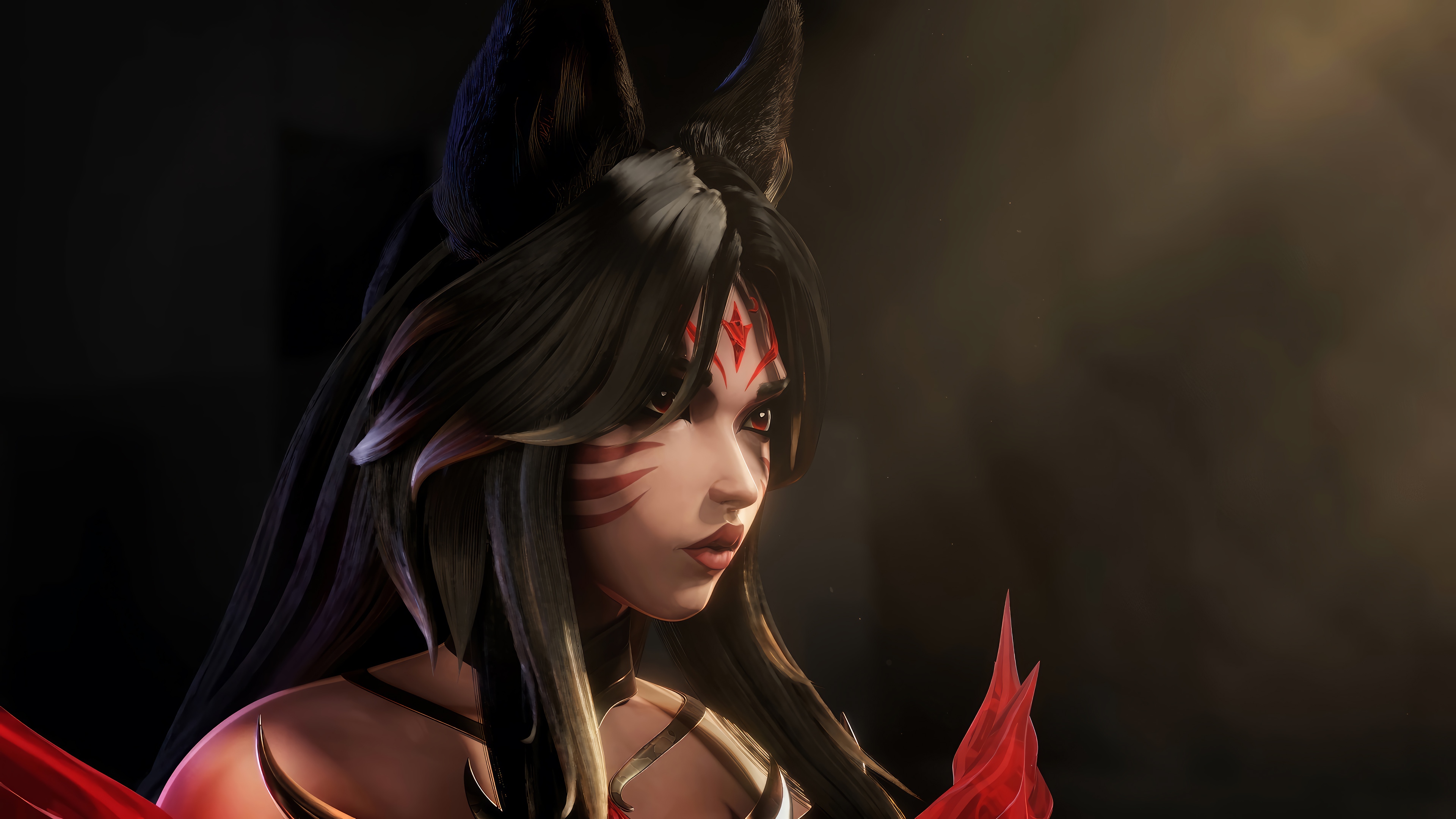Ahri from League of Legends 4K HD Wallpaper