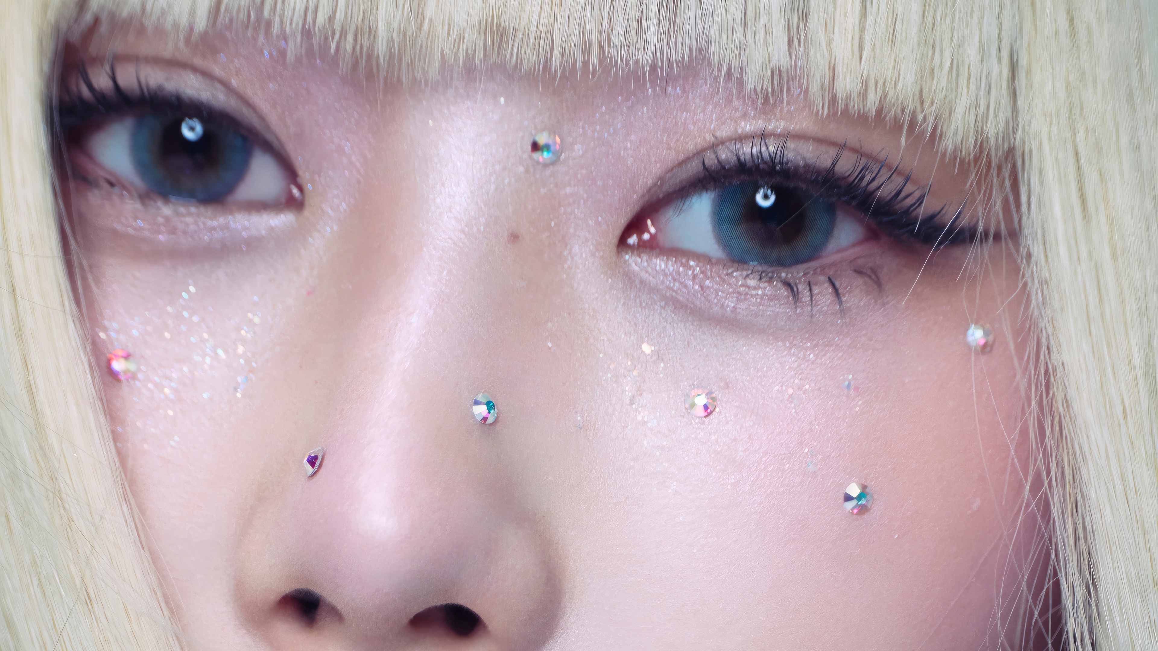 Giselle from Aespa with face gems HD Wallpaper