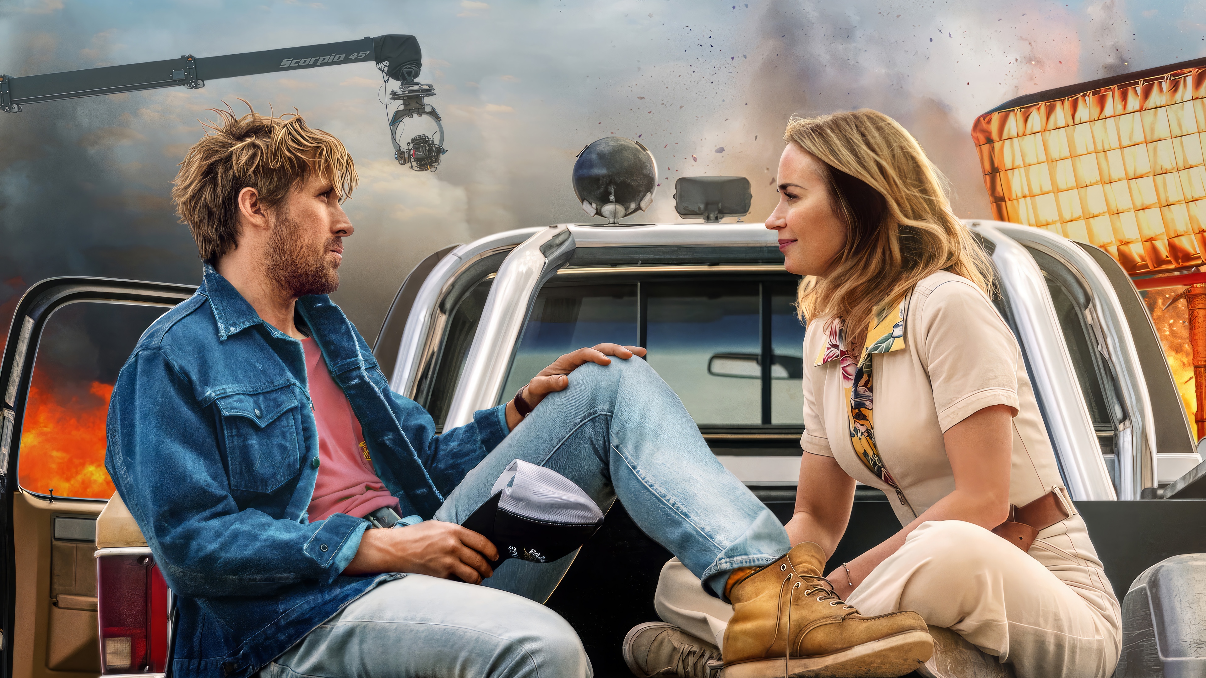 The Fall Guy: Ryan Gosling and Emily Blunt HD Wallpaper