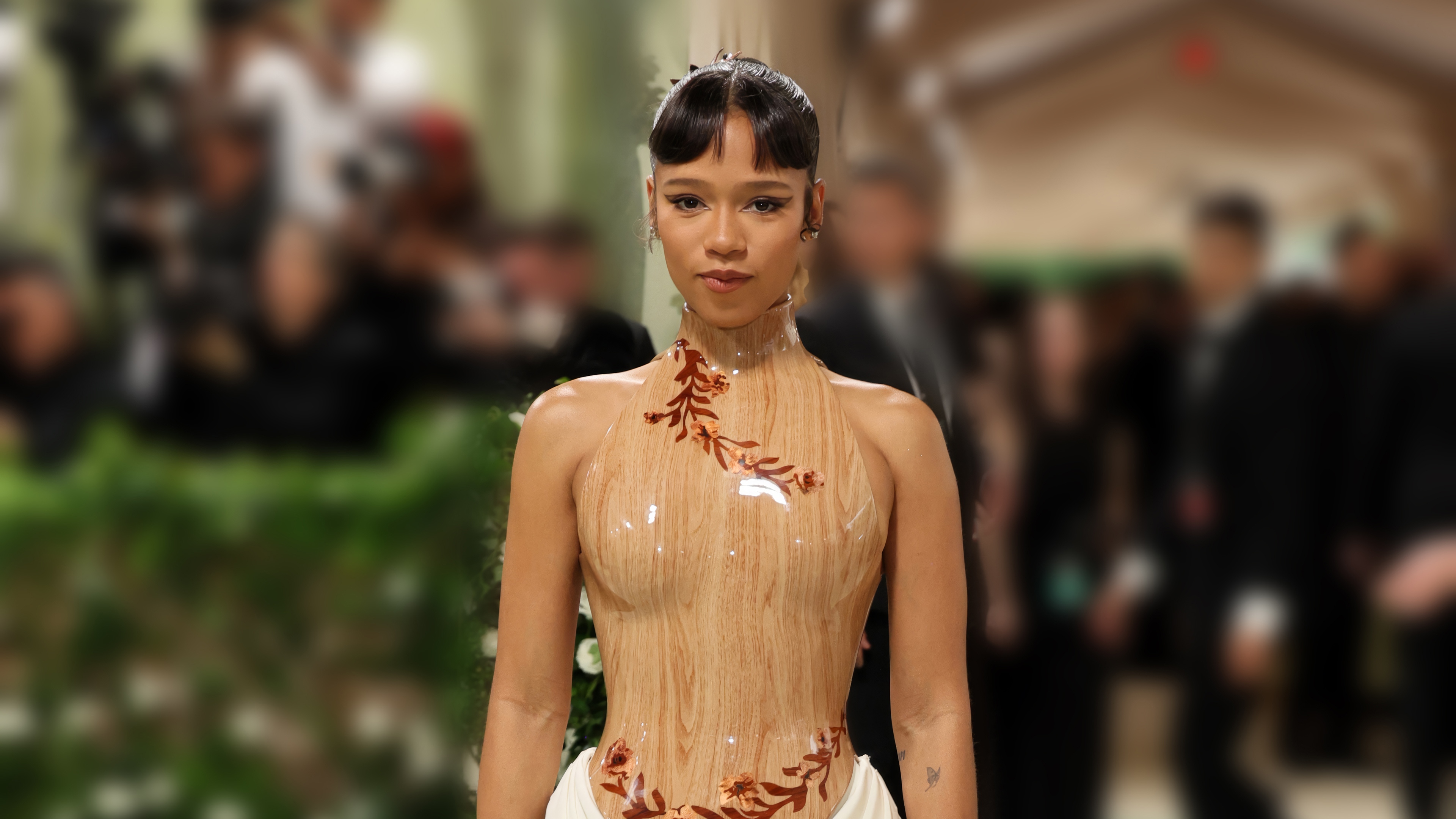 Taylor Russell at the Met Gala HD Wallpaper