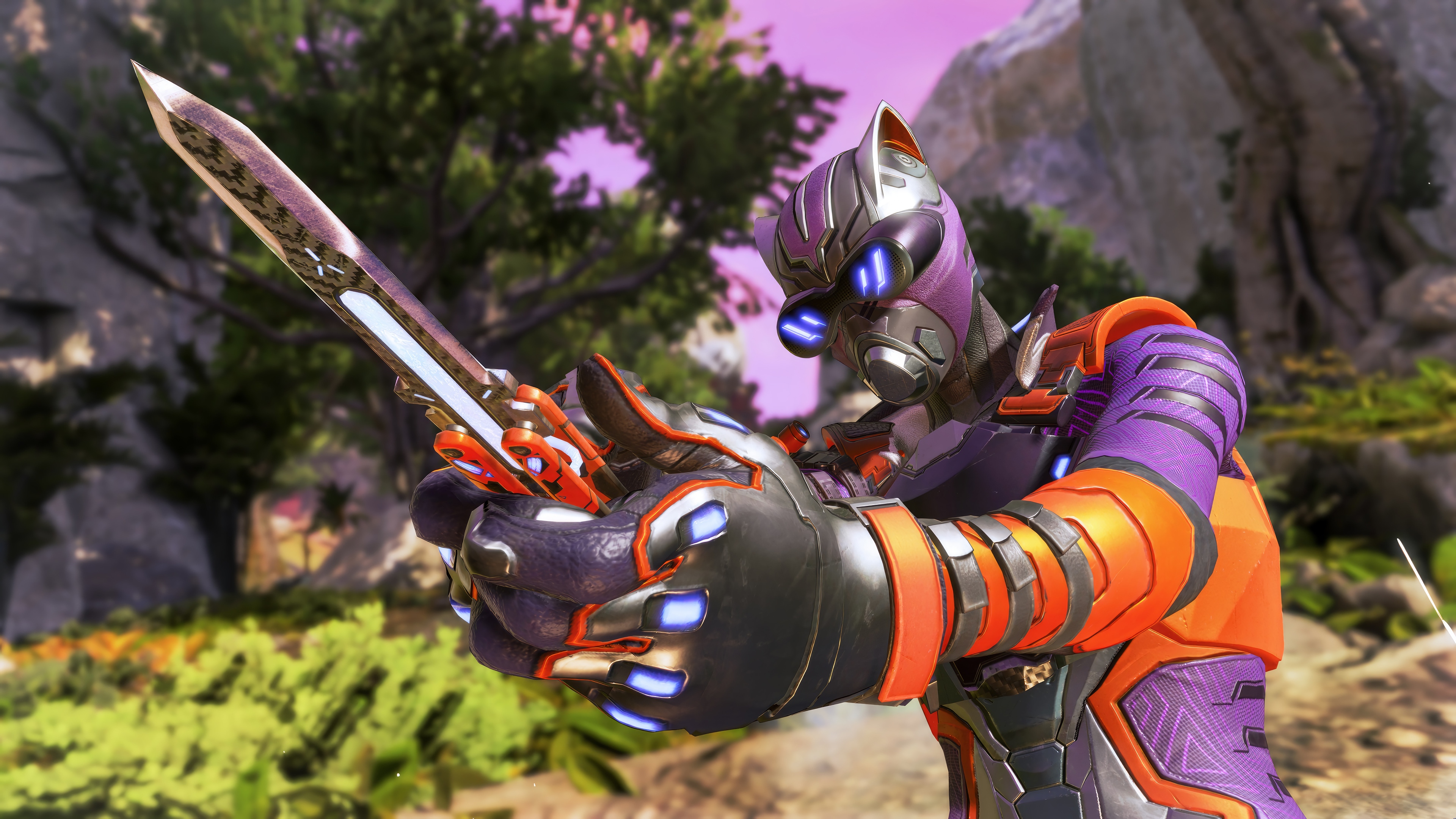 Octane with a knife in Apex Legends 4K HD Wallpaper