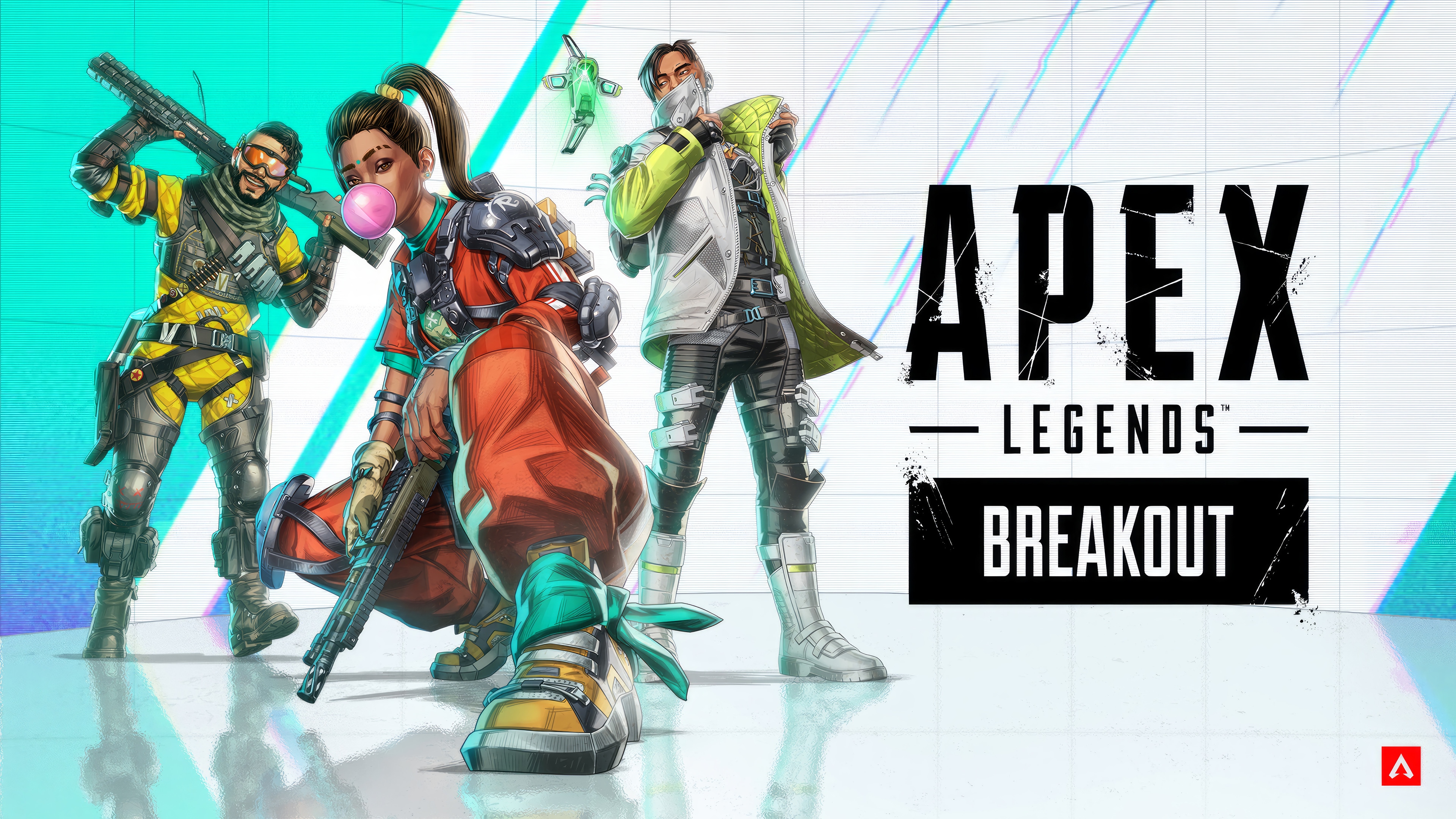 Apex Legends Breakout with Rampart, Crypto, and Mirage HD Wallpaper