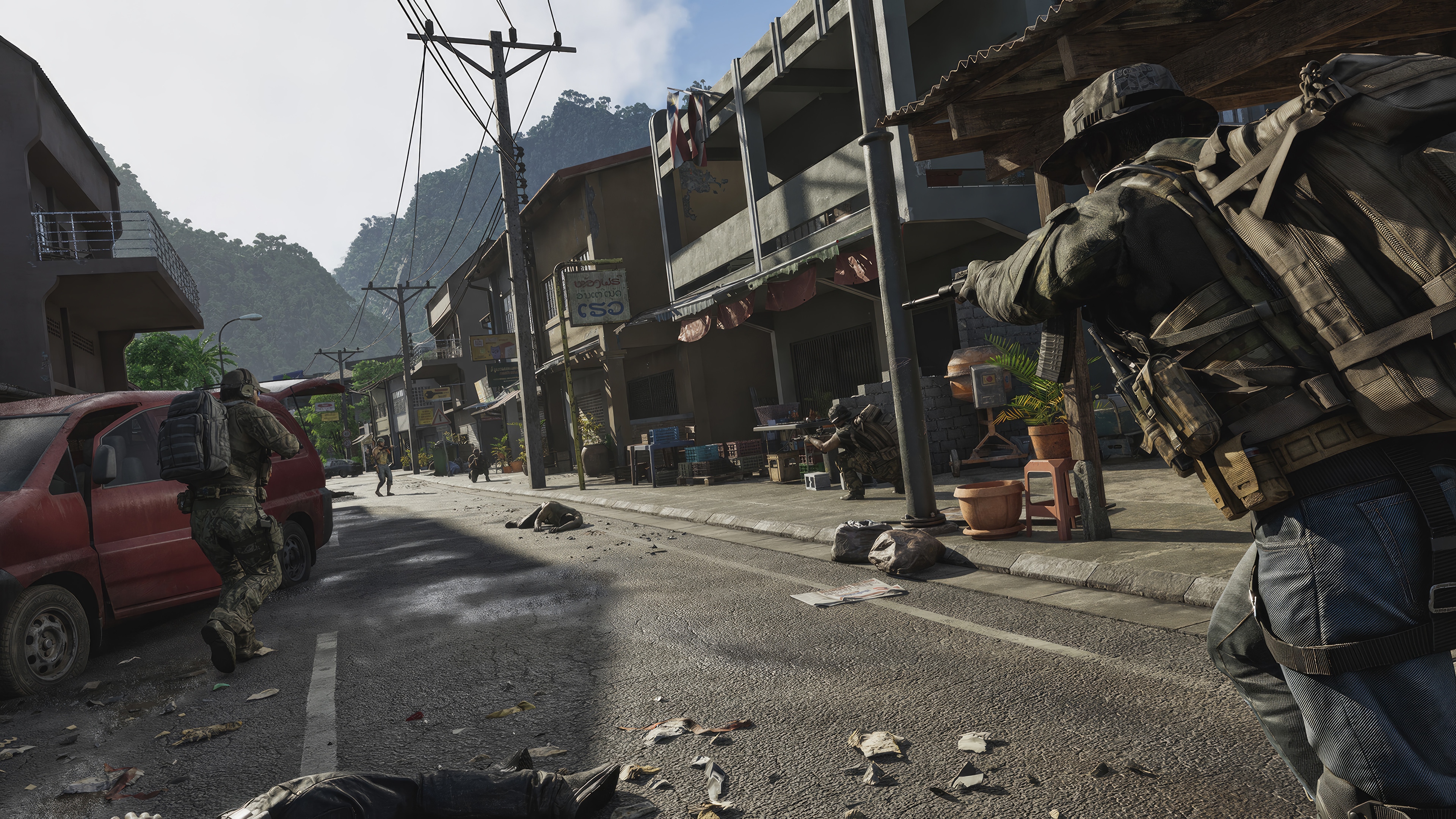 Gray Zone Warfare soldiers in a street HD Wallpaper
