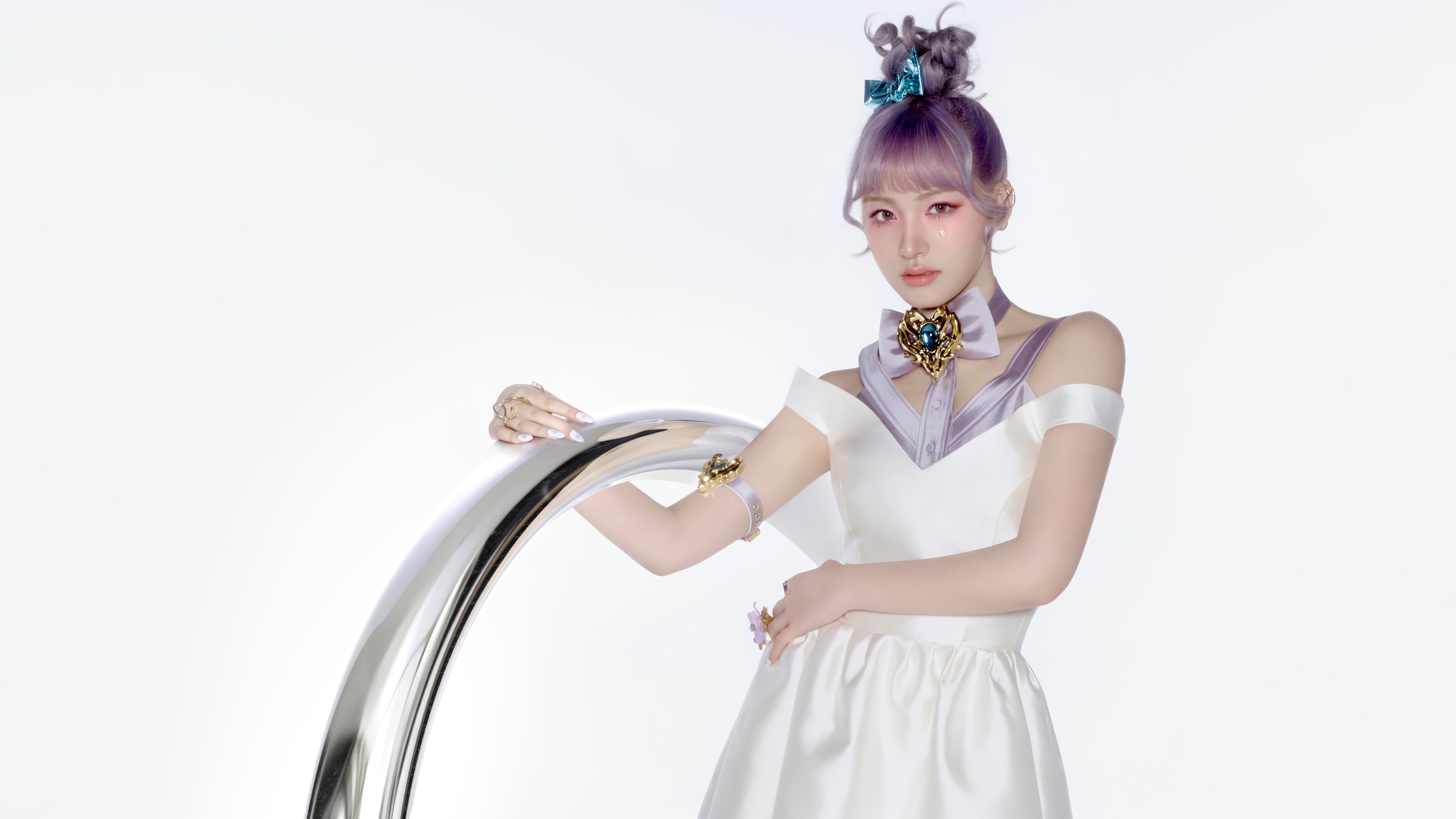 Liz from IVE in Accendio concept photo 4K HD Wallpaper